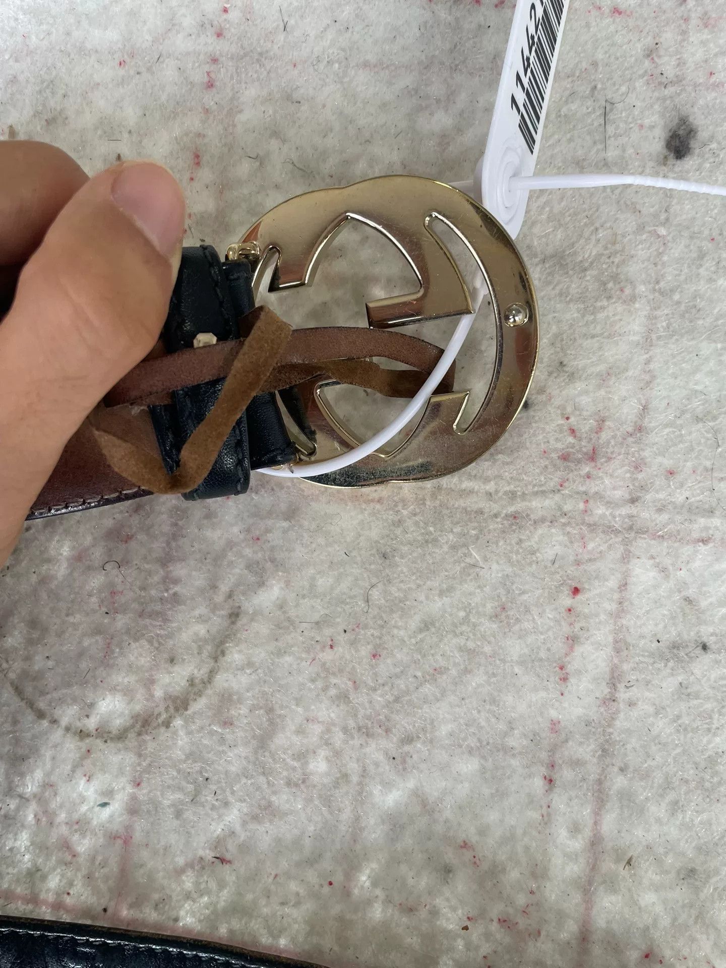 Gucci Gucci Classic Double G Gold Buckle Belt Size ONE SIZE - 7 Thumbnail