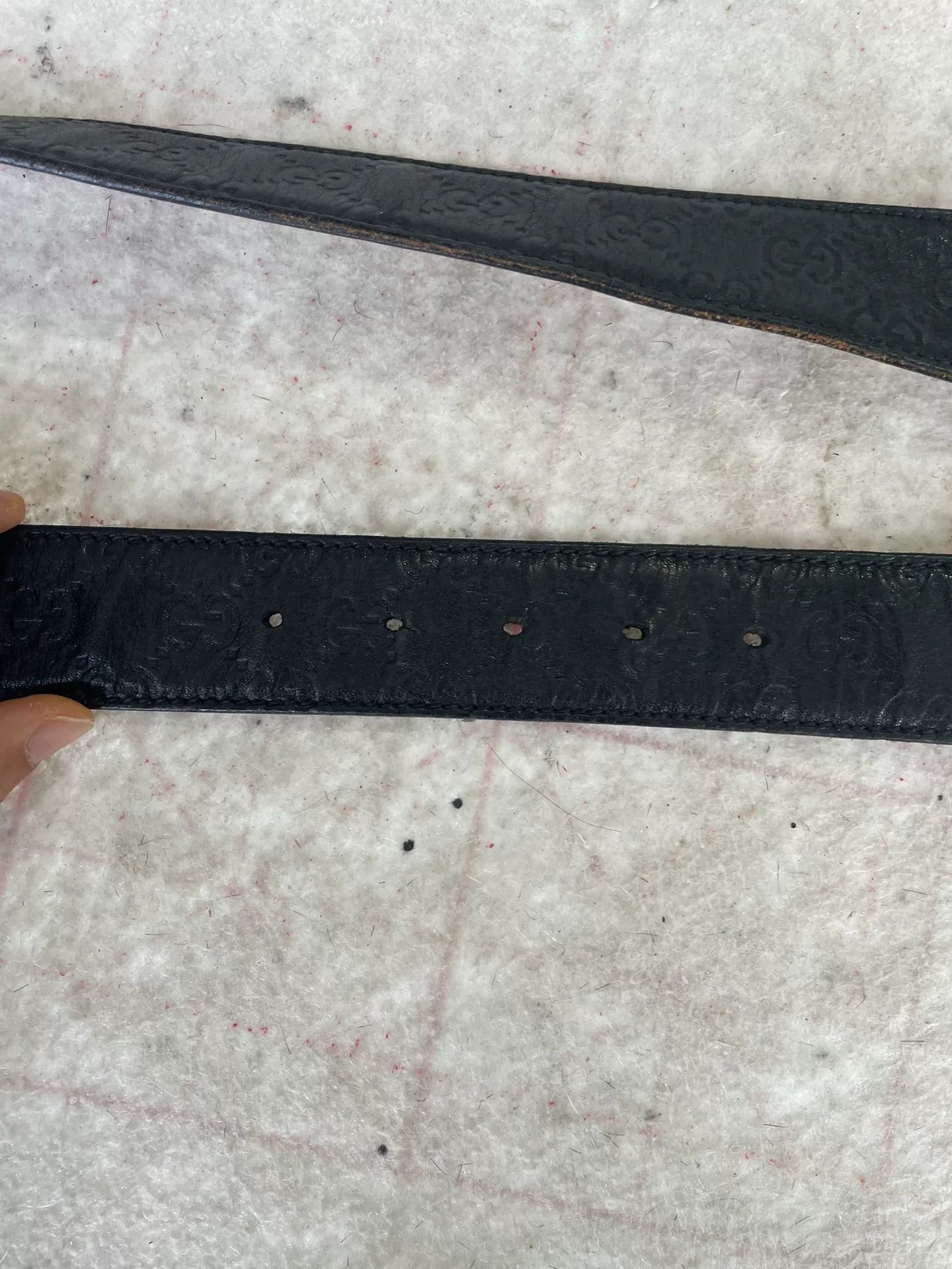 Gucci Gucci Classic Double G Gold Buckle Belt Size ONE SIZE - 2 Thumbnail