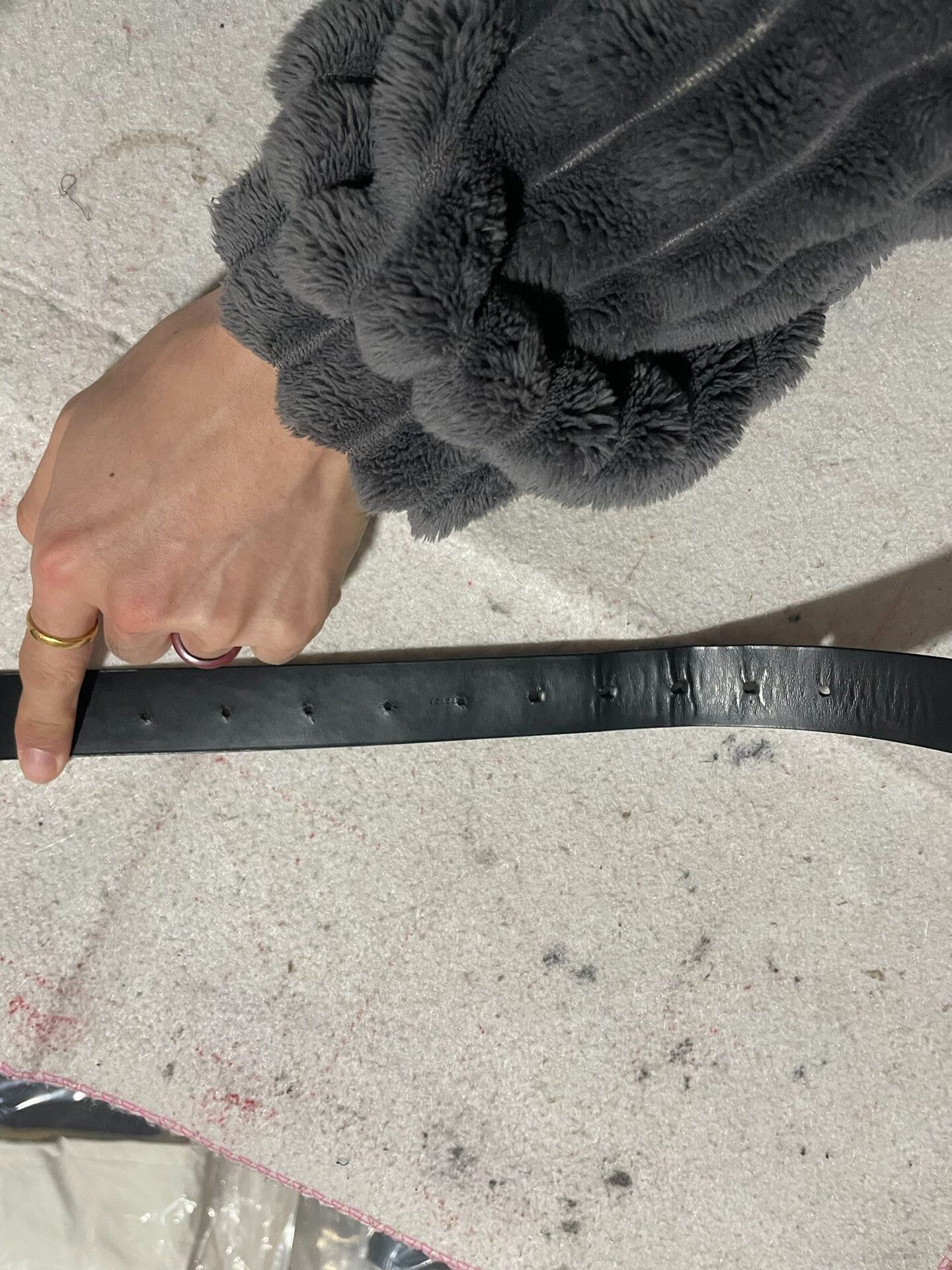 Louis Vuitton Louis Vuitton Black Leather Belt Size ONE SIZE - 4 Thumbnail