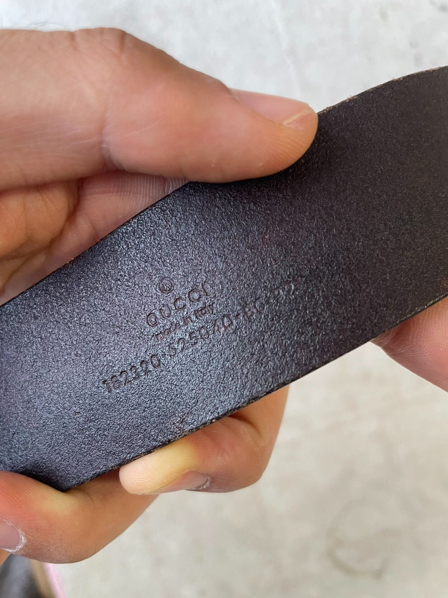 Gucci Gucci Double G Embossed Leather Belt Size ONE SIZE - 8 Thumbnail