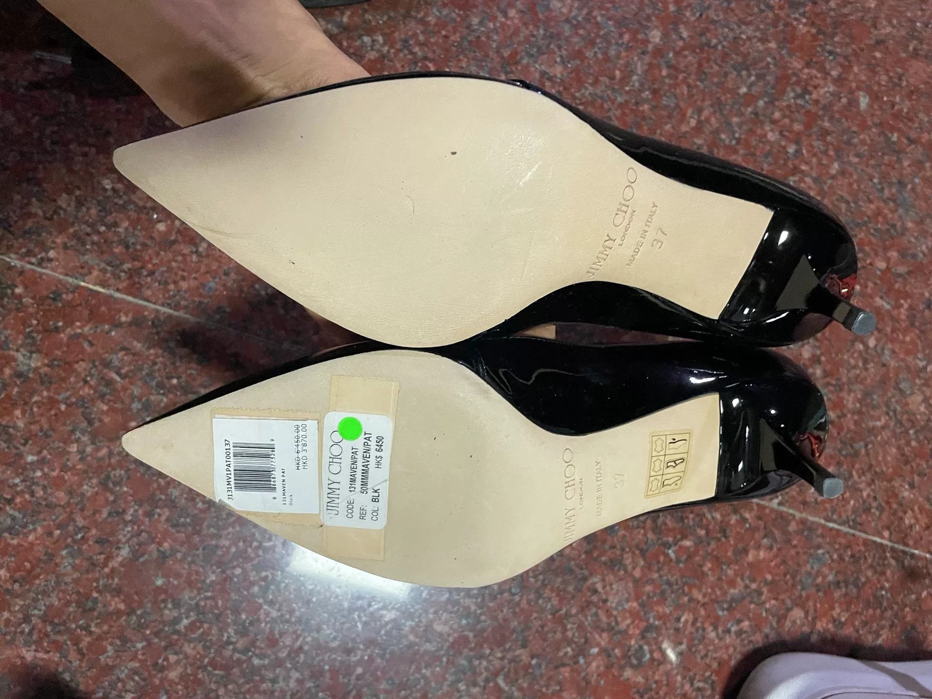 Jimmy Choo Jimmy Choo Black Patent Leather Heels 37 Size US 6 / IT 36 - 4 Thumbnail