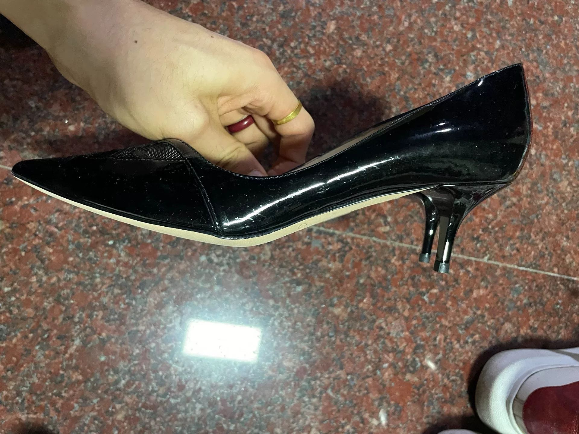 Jimmy Choo Jimmy Choo Black Patent Leather Heels 37 Size US 6 / IT 36 - 2 Thumbnail