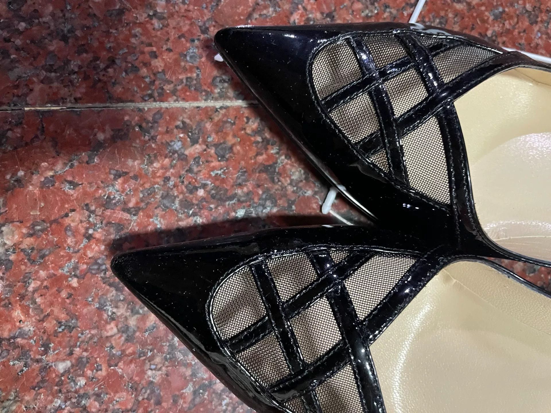 Jimmy Choo Jimmy Choo Black Patent Leather Heels 37 Size US 6 / IT 36 - 8 Thumbnail