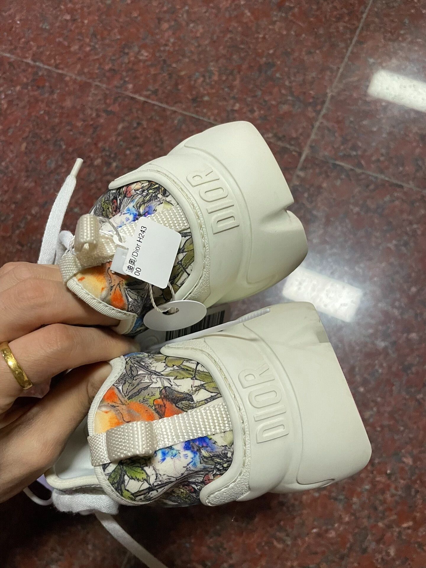 Dior Dior Floral Sneakers Size US 5 / IT 35 - 4 Thumbnail