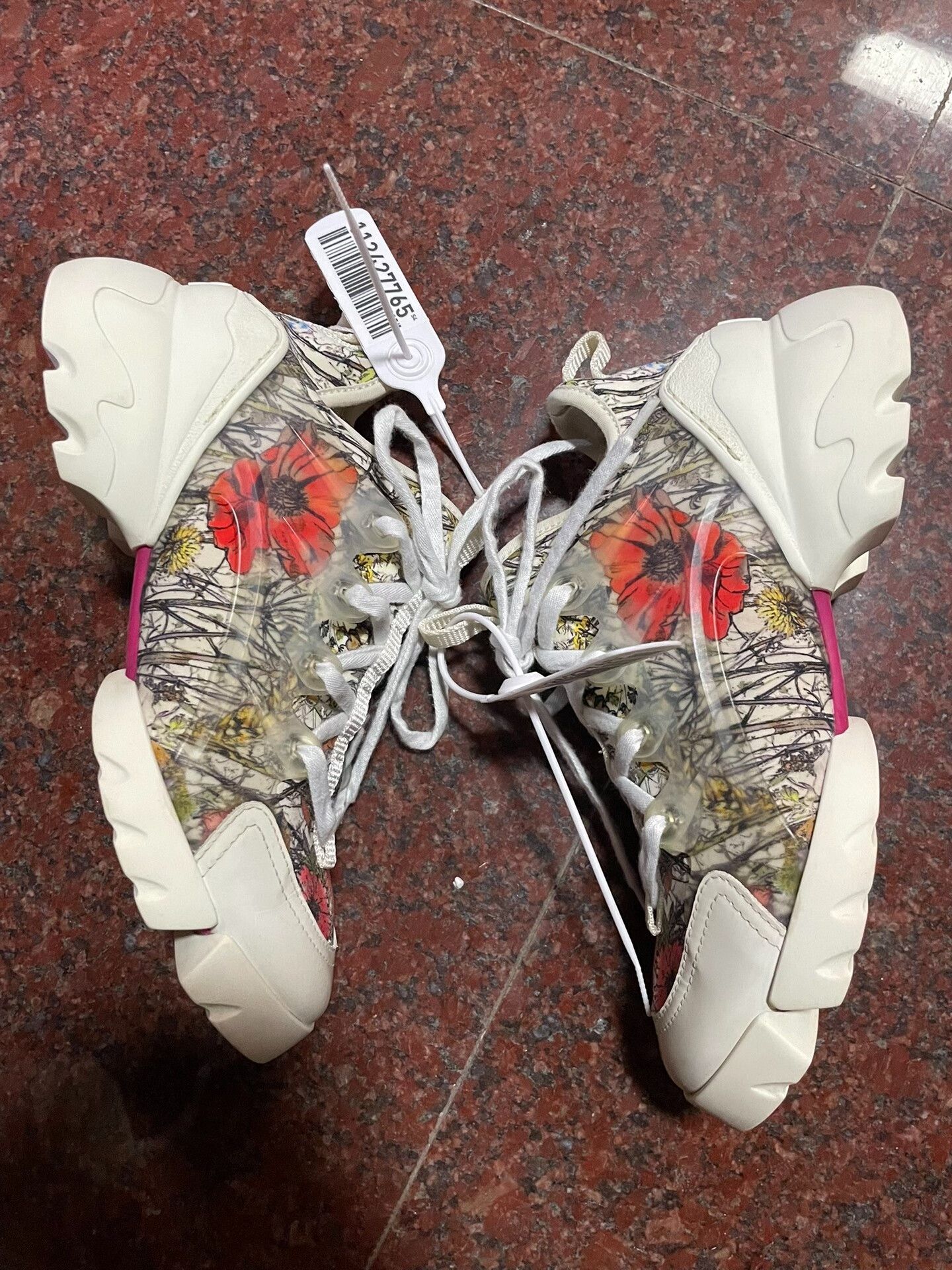 Dior Dior Floral Sneakers Size US 5 / IT 35 - 2 Thumbnail