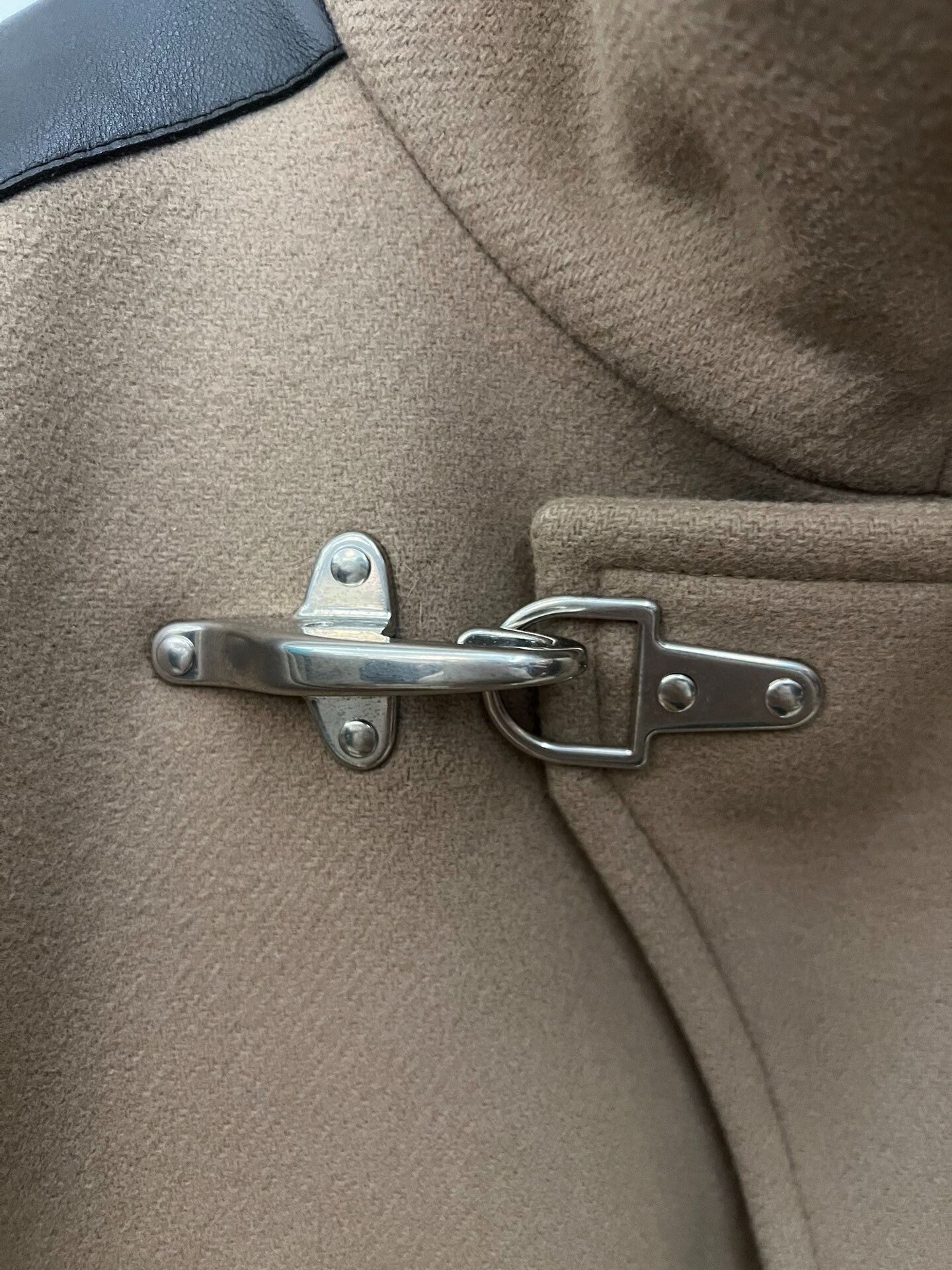 Hermes Hermes Men's Wool Leather Jacket Size US L / EU 52-54 / 3 - 5 Thumbnail