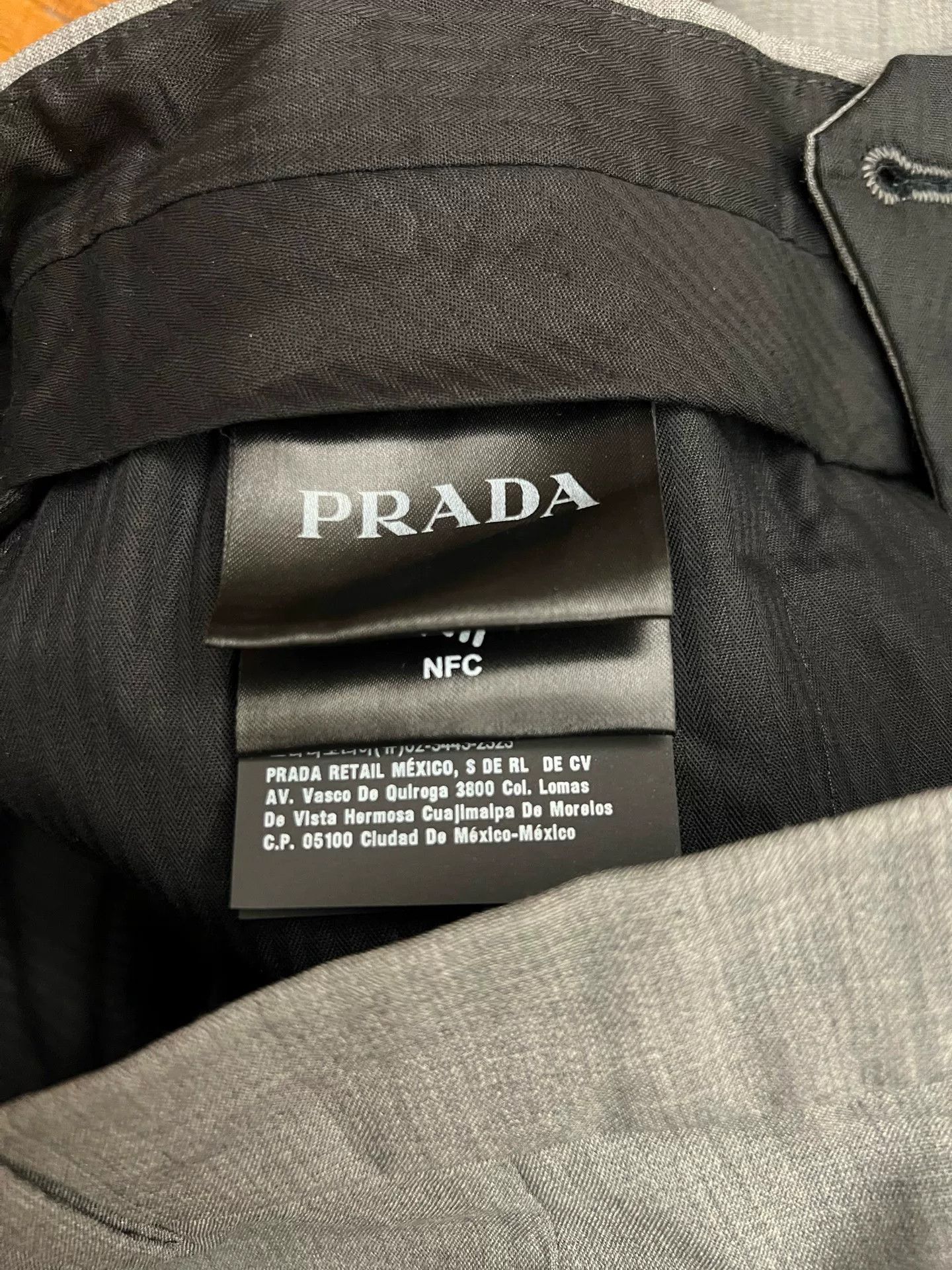 Prada Prada Men's Light Gray Wool Trousers Size US 28 / EU 44 - 4 Thumbnail