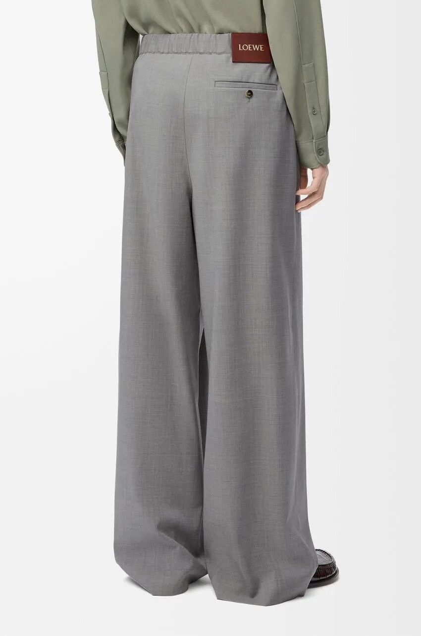 Loewe LOEWE FW25 Men's Wool Drawstring Trousers Size US 29 - 8 Thumbnail