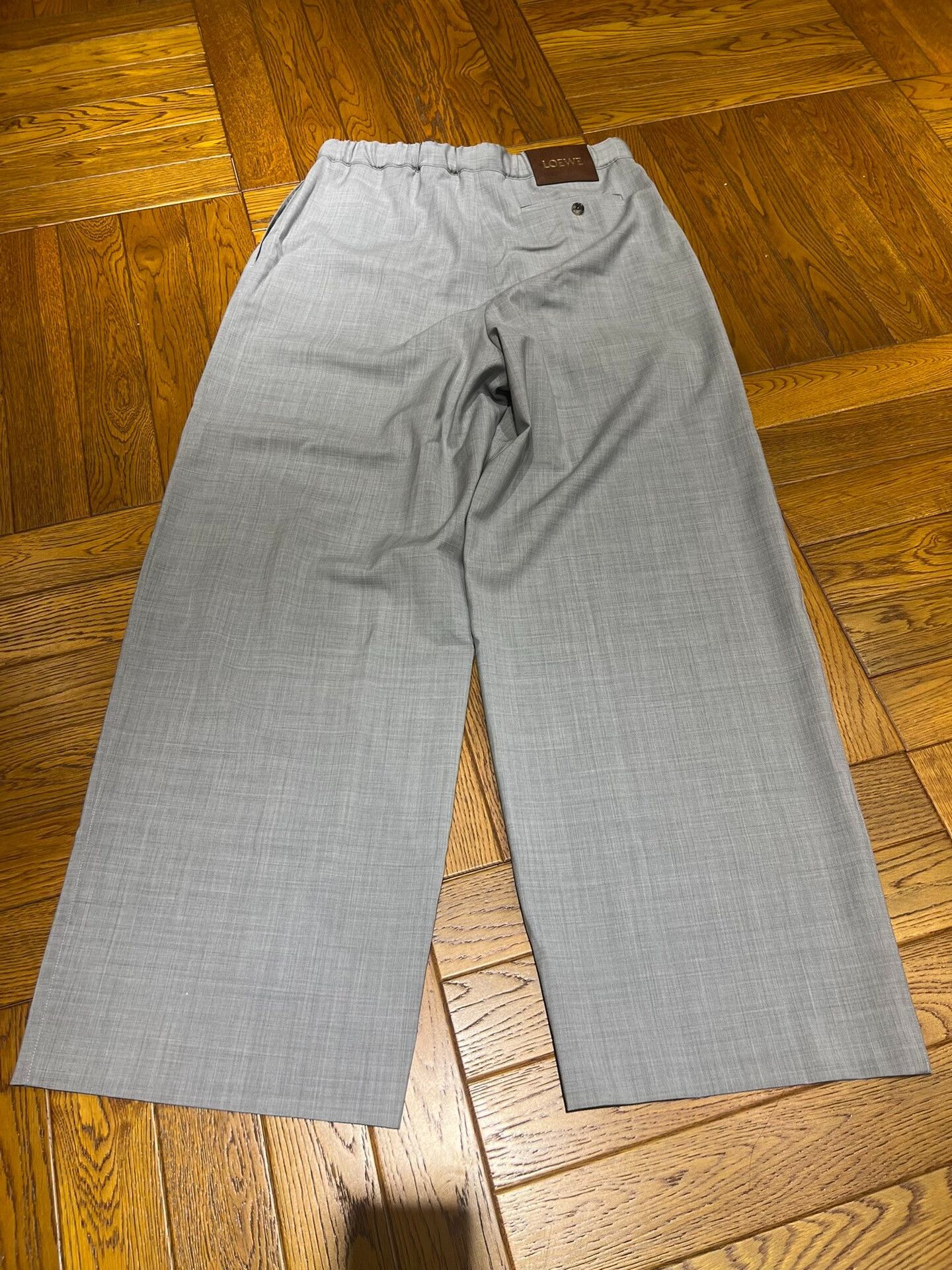 Loewe LOEWE FW25 Men's Wool Drawstring Trousers Size US 29 - 2 Thumbnail