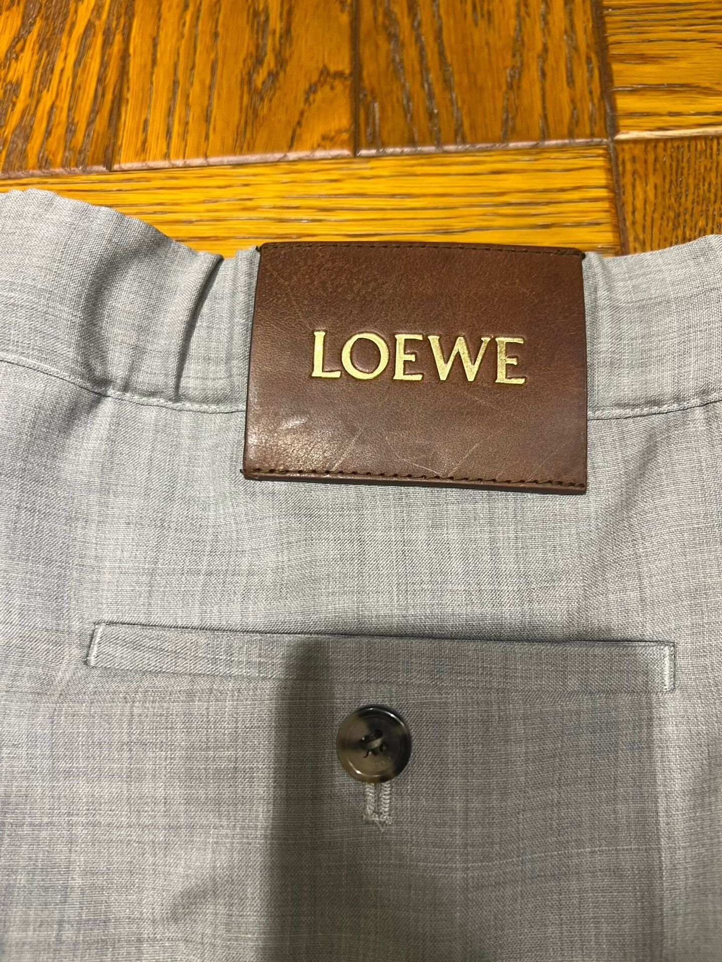 Loewe LOEWE FW25 Men's Wool Drawstring Trousers Size US 29 - 3 Thumbnail