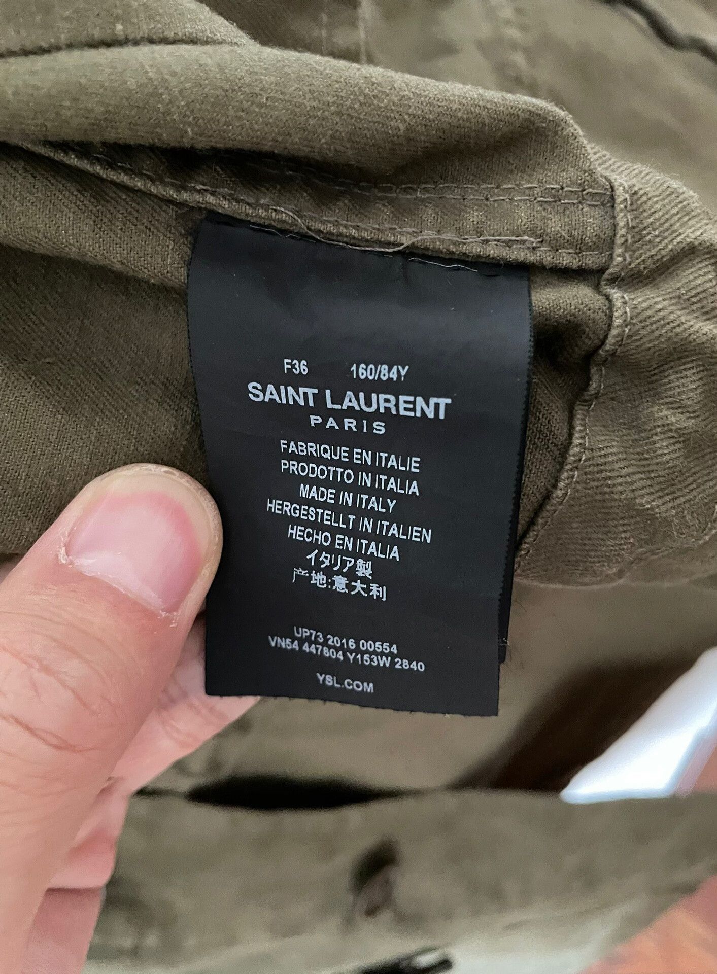 Saint Laurent Paris Saint Laurent Paris Military Jacket Size XS / US 0-2 / IT 36-38 - 3 Thumbnail