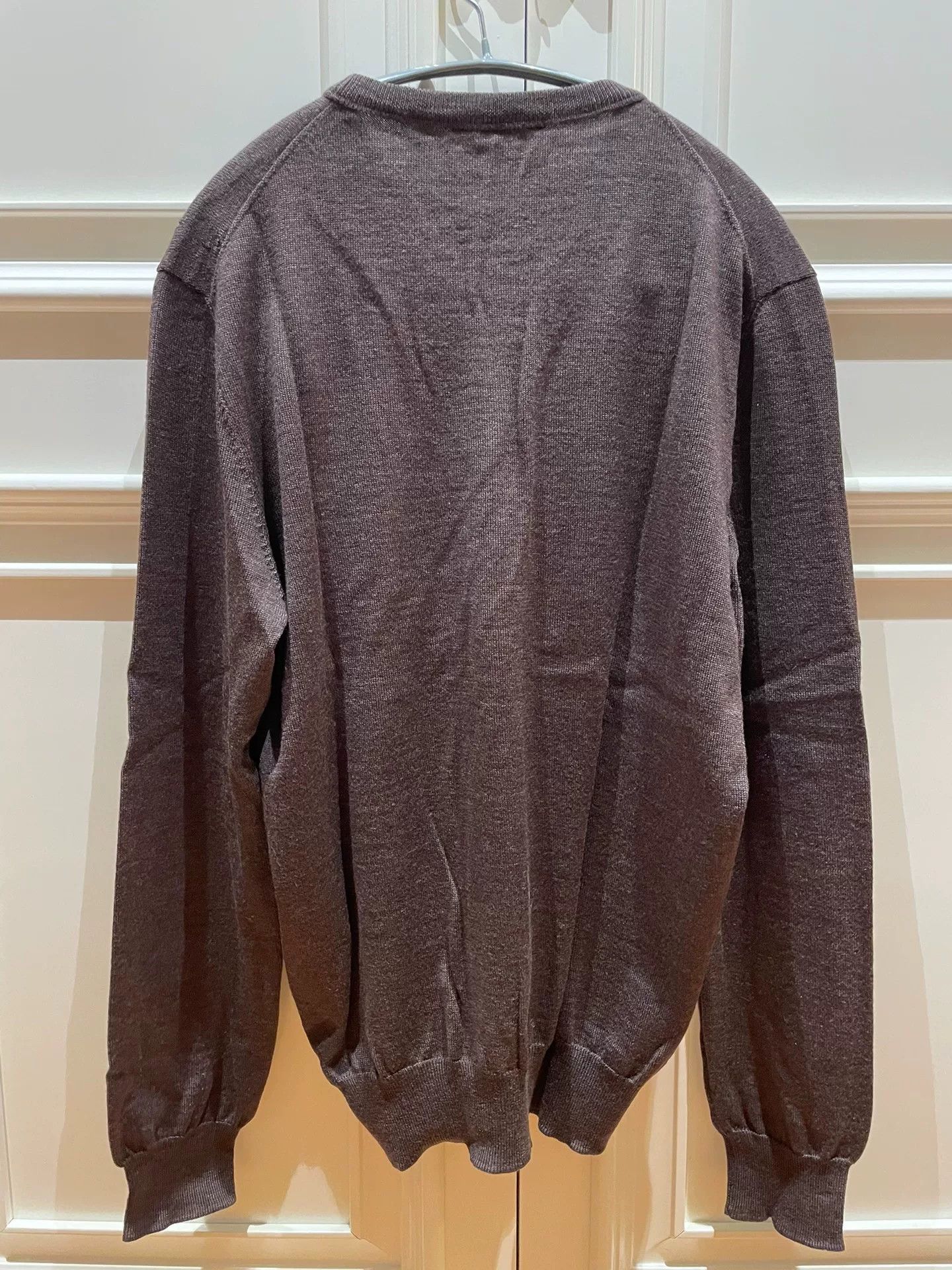 Louis Vuitton Louis Vuitton Men's Wool Sweater Big LV Logo Size US S / EU 44-46 / 1 - 2 Thumbnail