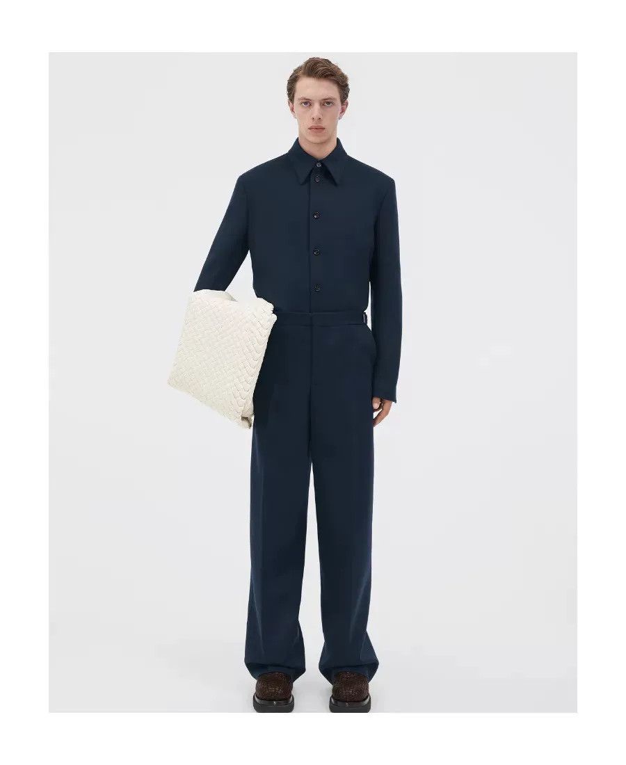 Bottega Veneta Bottega Veneta Men's Wool Flannel Trousers Size US 32 / EU 48 - 7 Thumbnail
