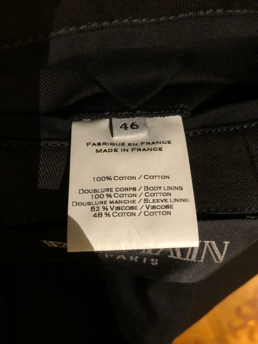 Balmain Balmain Men's Double-Breasted Coat Size US S / EU 44-46 / 1 - 4 Thumbnail