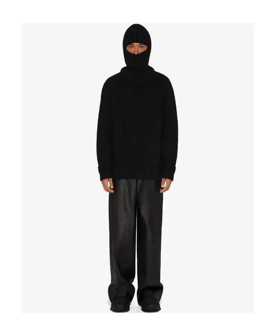 Givenchy Givenchy Men's Black Hooded Knit Sweater Size US S / EU 44-46 / 1 - 6 Thumbnail