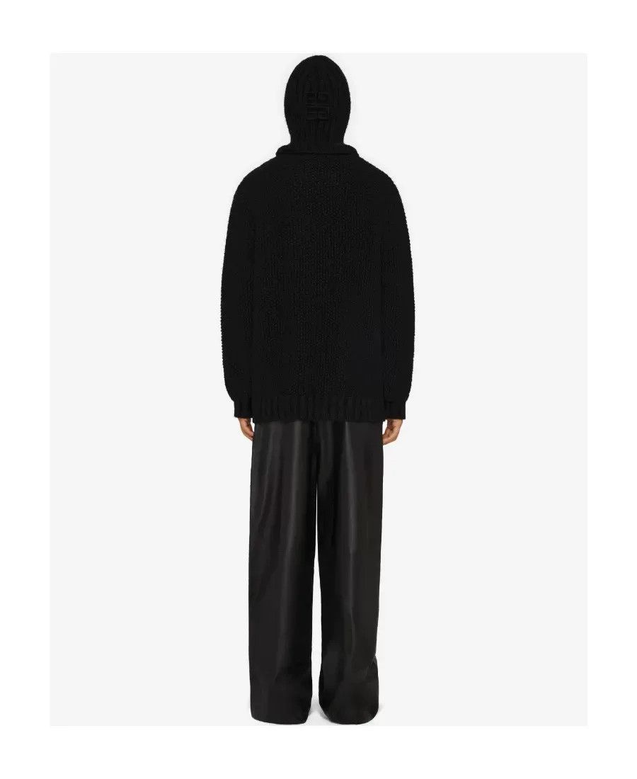 Givenchy Givenchy Men's Black Hooded Knit Sweater Size US S / EU 44-46 / 1 - 8 Thumbnail
