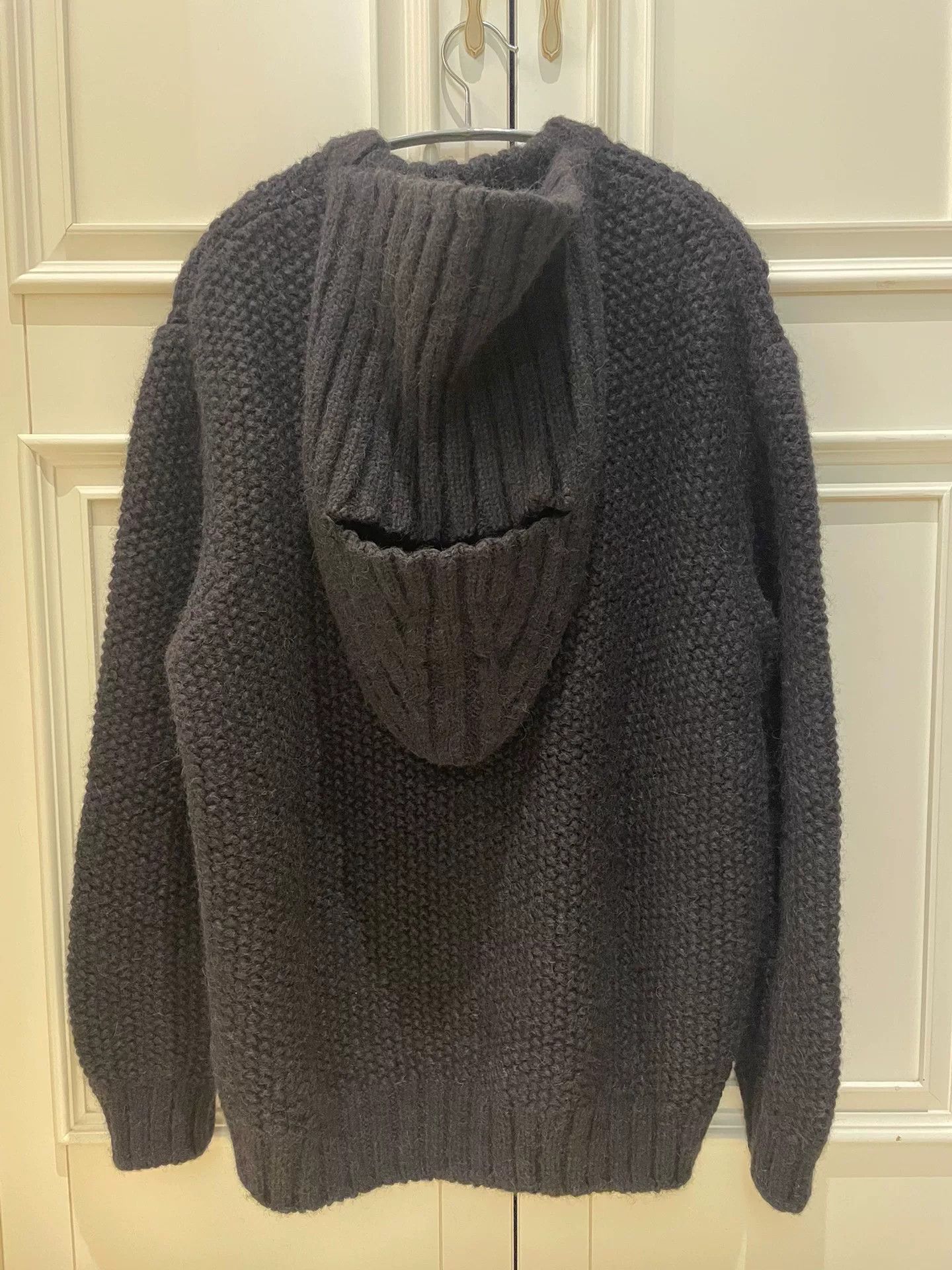 Givenchy Givenchy Men's Black Hooded Knit Sweater Size US S / EU 44-46 / 1 - 2 Thumbnail