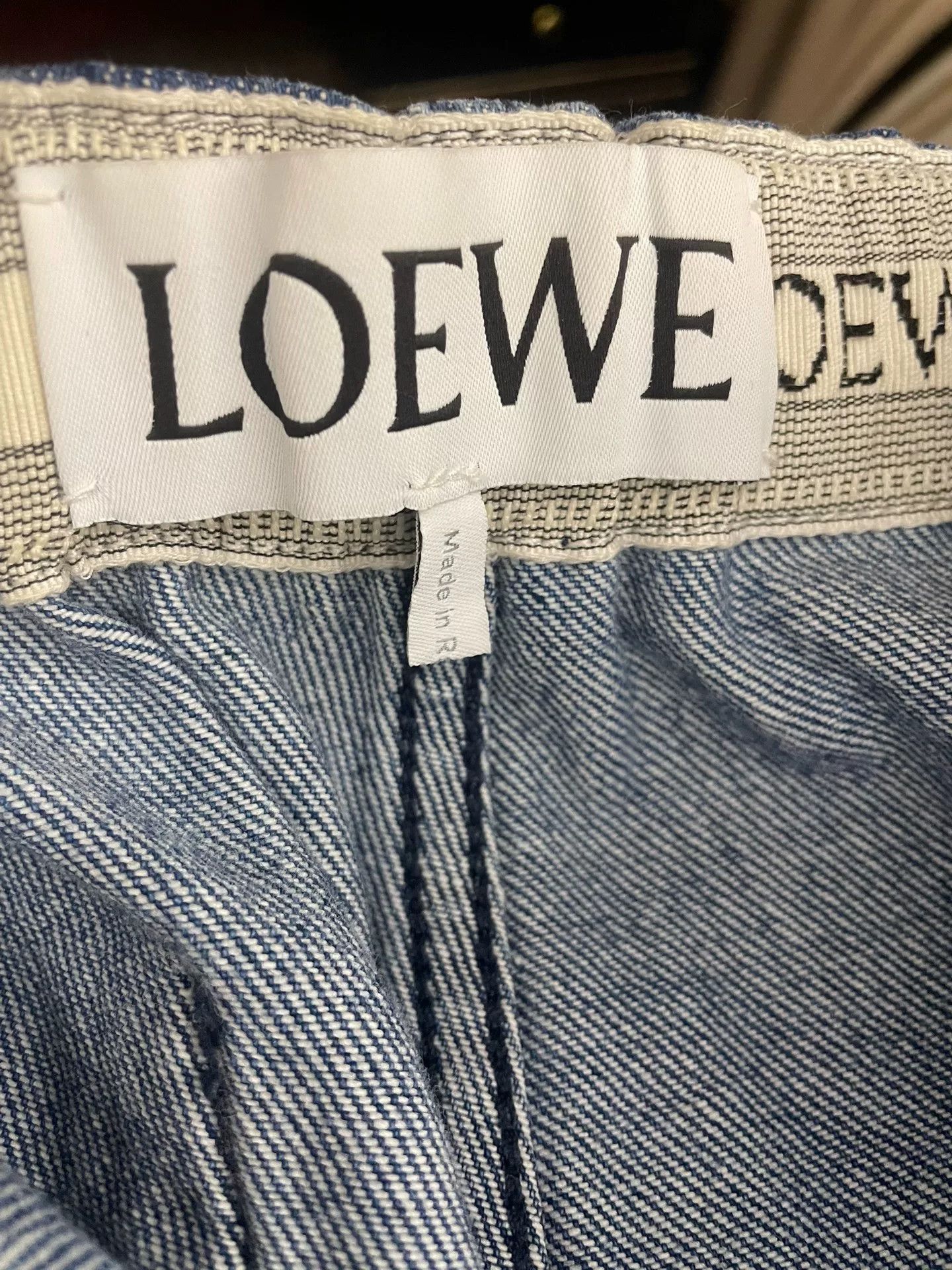 Loewe Loewe Men's Blue Cotton Drawstring Jeans Size US 30 / EU 46 - 4 Thumbnail