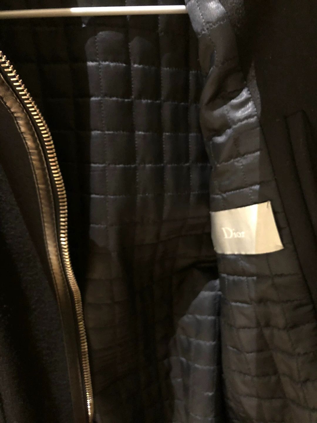 Dior Dior Homme Men's Wool Leather Trim Jacket Size US S / EU 44-46 / 1 - 4 Thumbnail