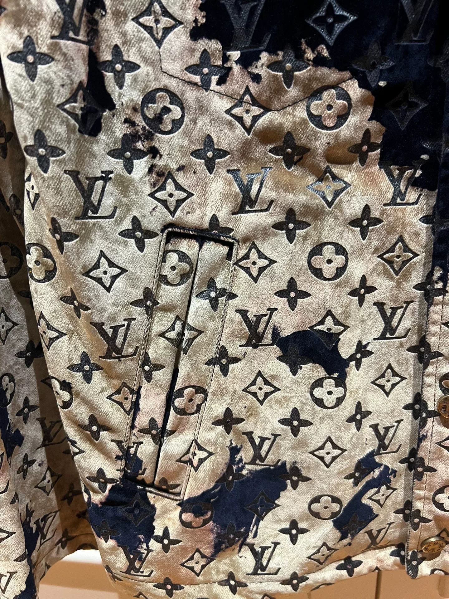 Louis Vuitton Louis Vuitton SS24 Flame Cloud Denim Jacket Size US S / EU 44-46 / 1 - 4 Thumbnail