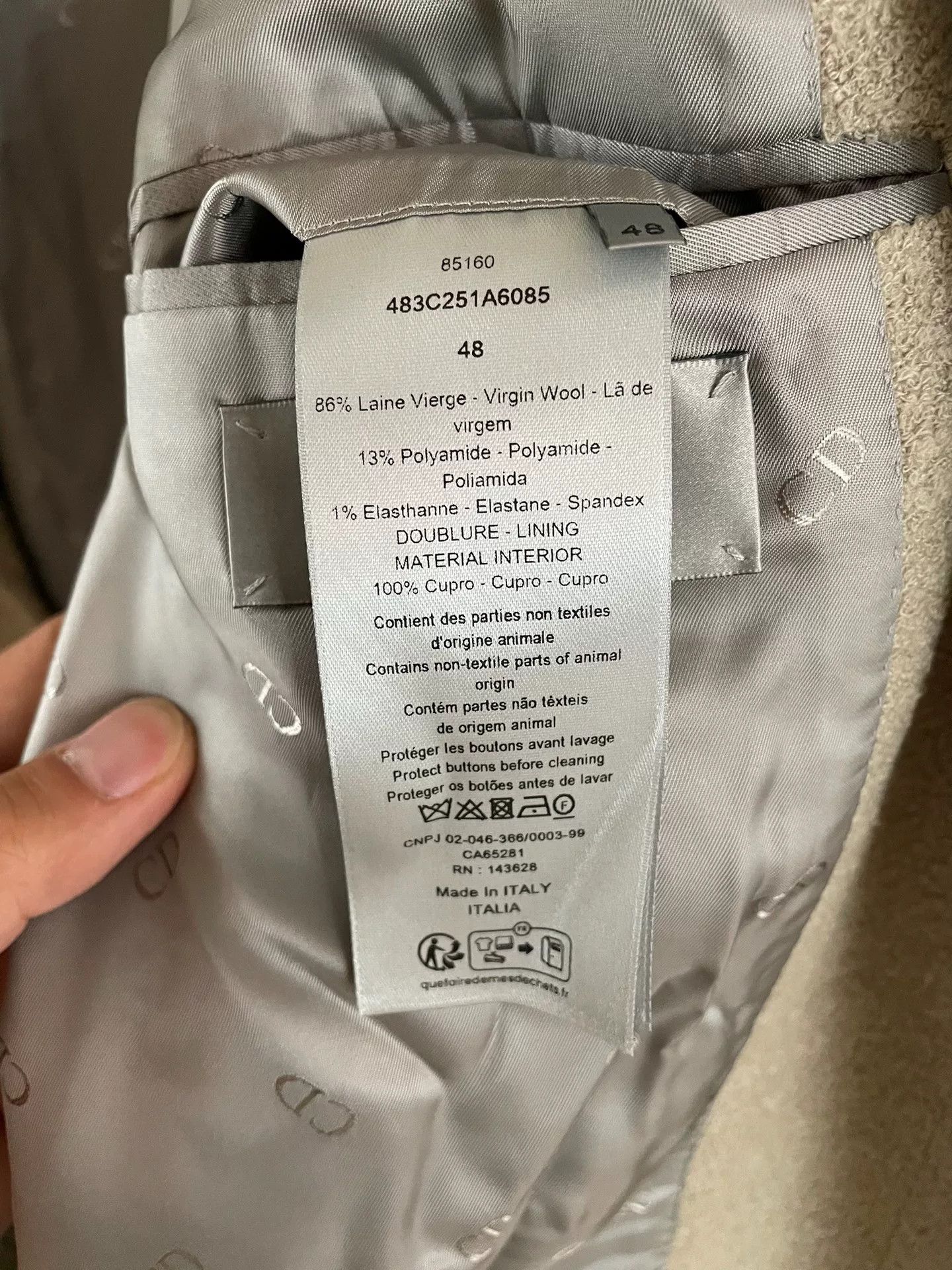 Dior Dior Men's 24SS Spring Summer Suit Set Size US M / EU 48-50 / 2 - 4 Thumbnail