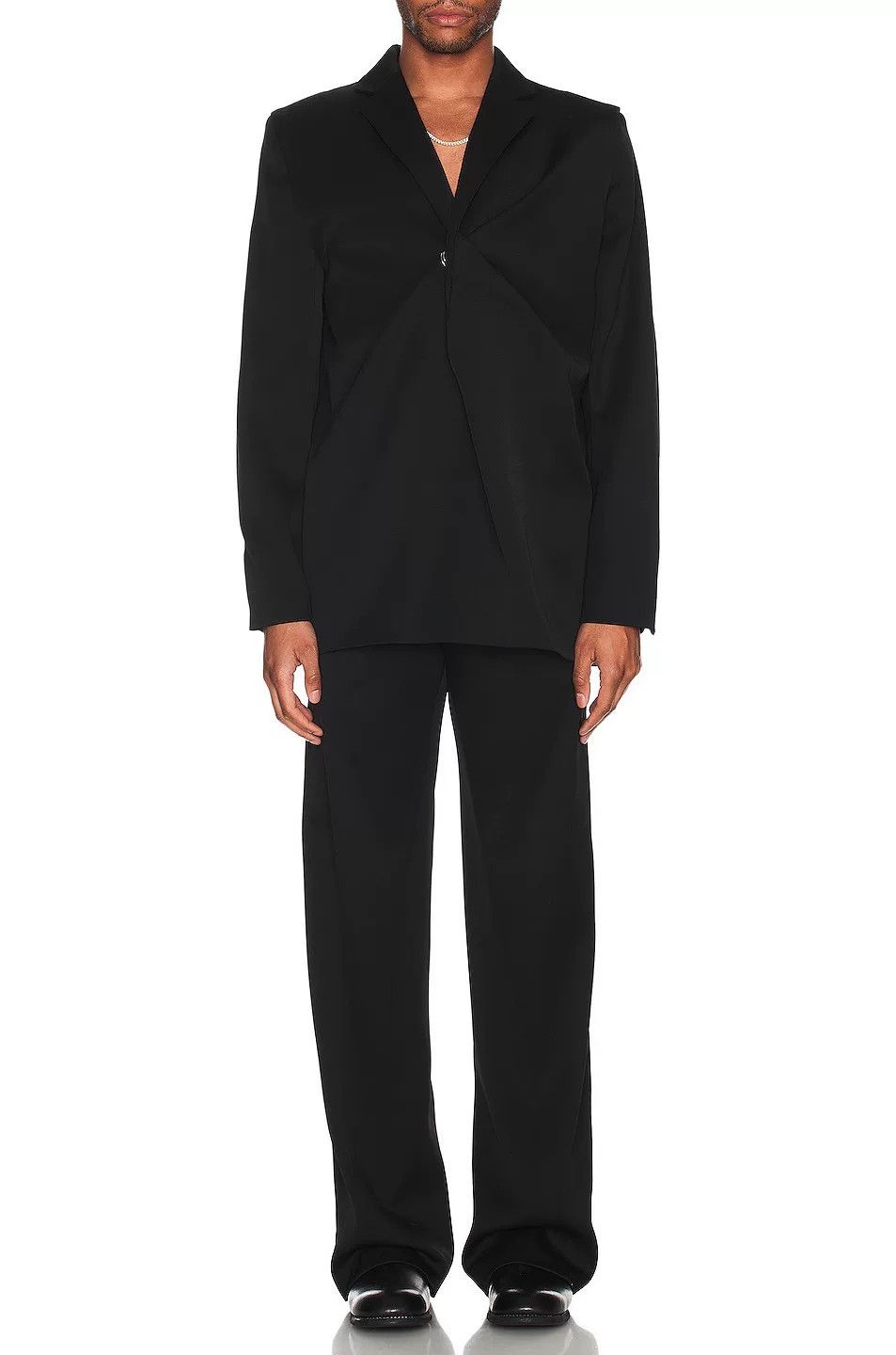Bianca Saunders Bianca Saunders Men's Benz Wool Trousers Size US 28 / EU 44 - 6 Thumbnail