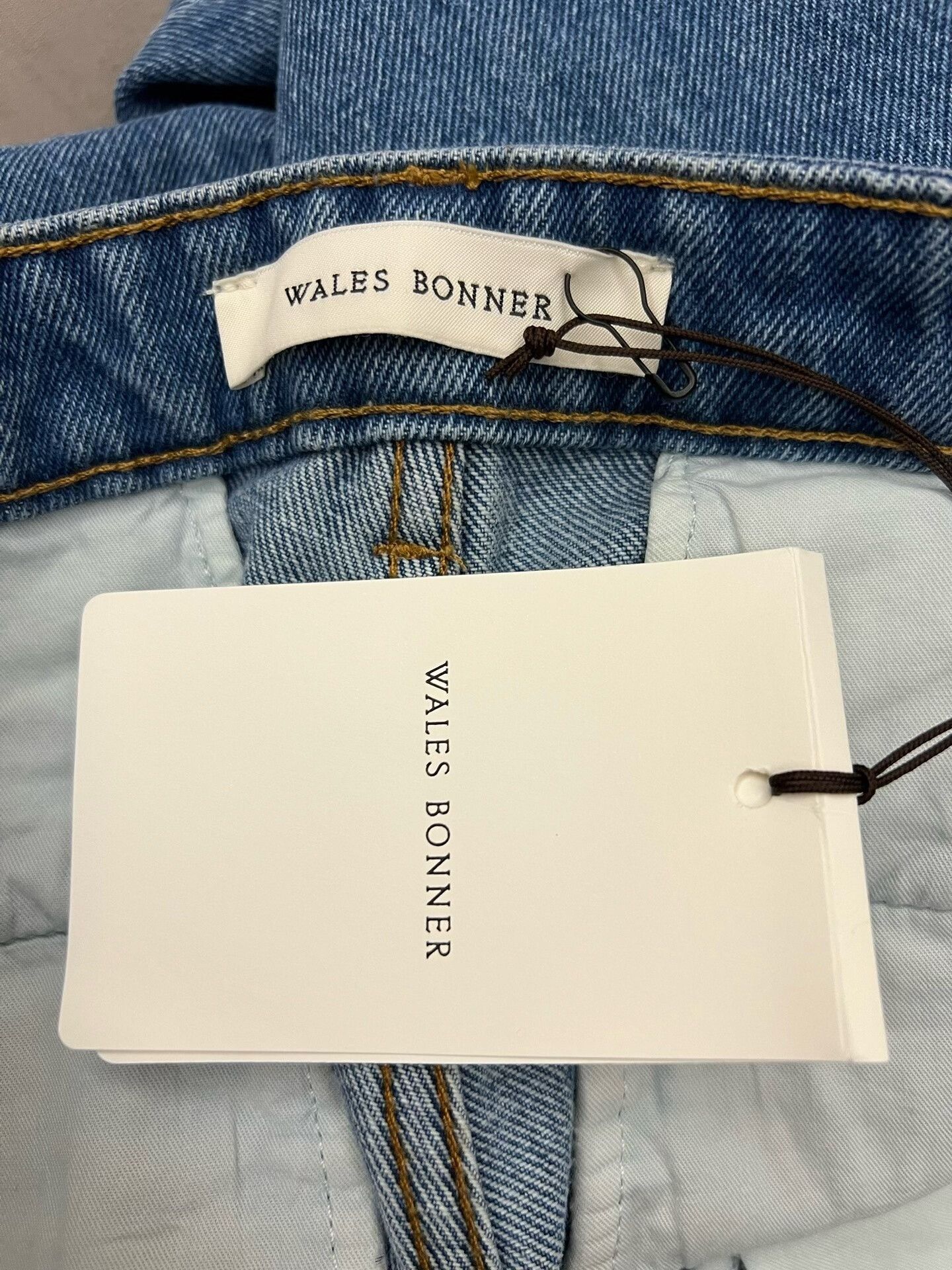 Wales Bonner Wales Bonner Men's Retro Blue Flared Jeans Size US 32 / EU 48 - 5 Thumbnail