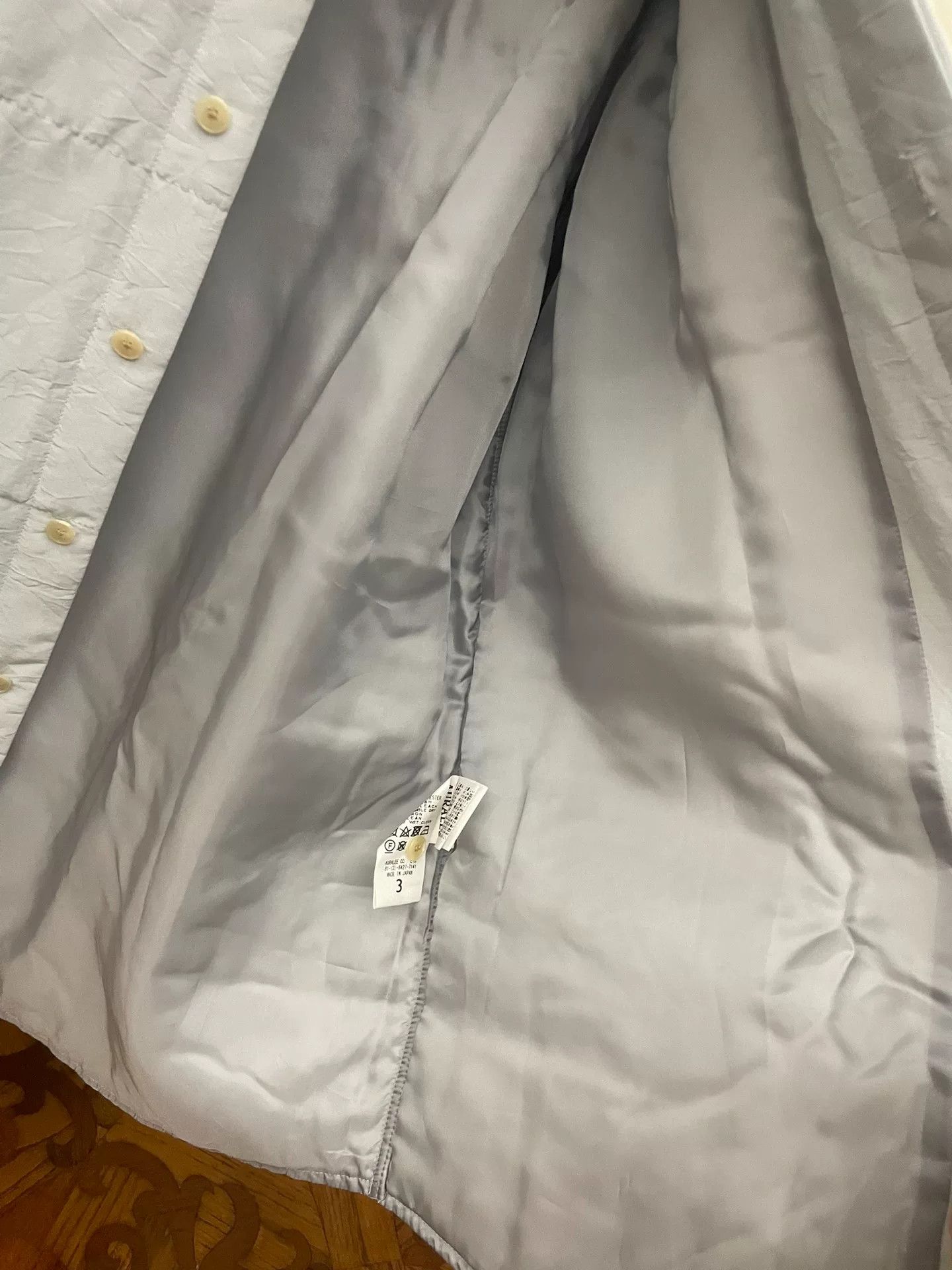 Auralee auralee Men's Light Blue Shirt Jacket Size US L / EU 52-54 / 3 - 3 Thumbnail