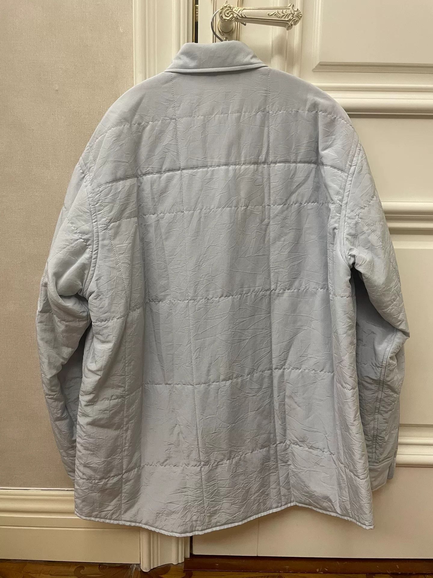 Auralee auralee Men's Light Blue Shirt Jacket Size US L / EU 52-54 / 3 - 2 Thumbnail
