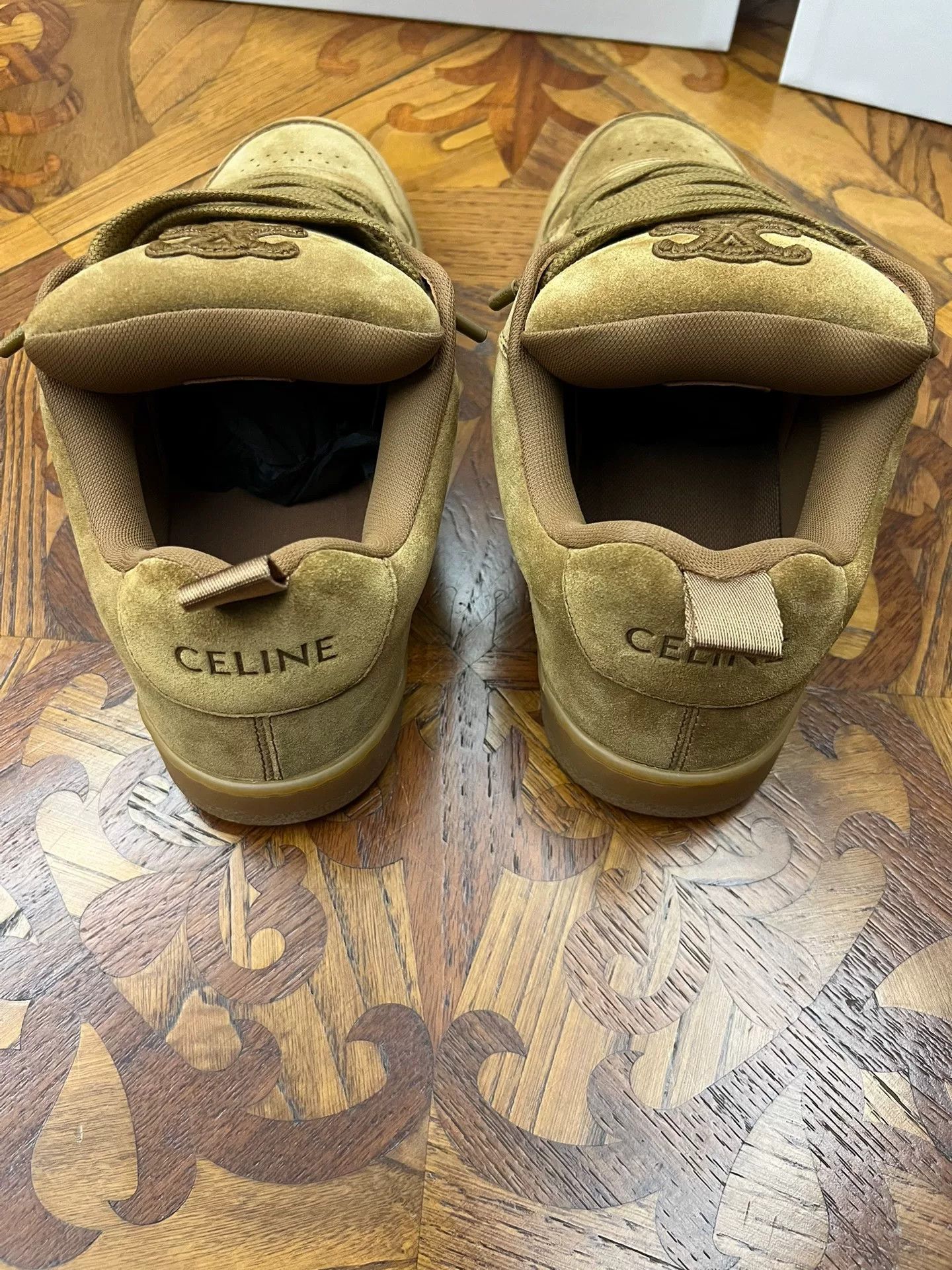 Celine Celine Huntington Low-Top Leather Sneakers Size US 9 / EU 42 - 2 Thumbnail