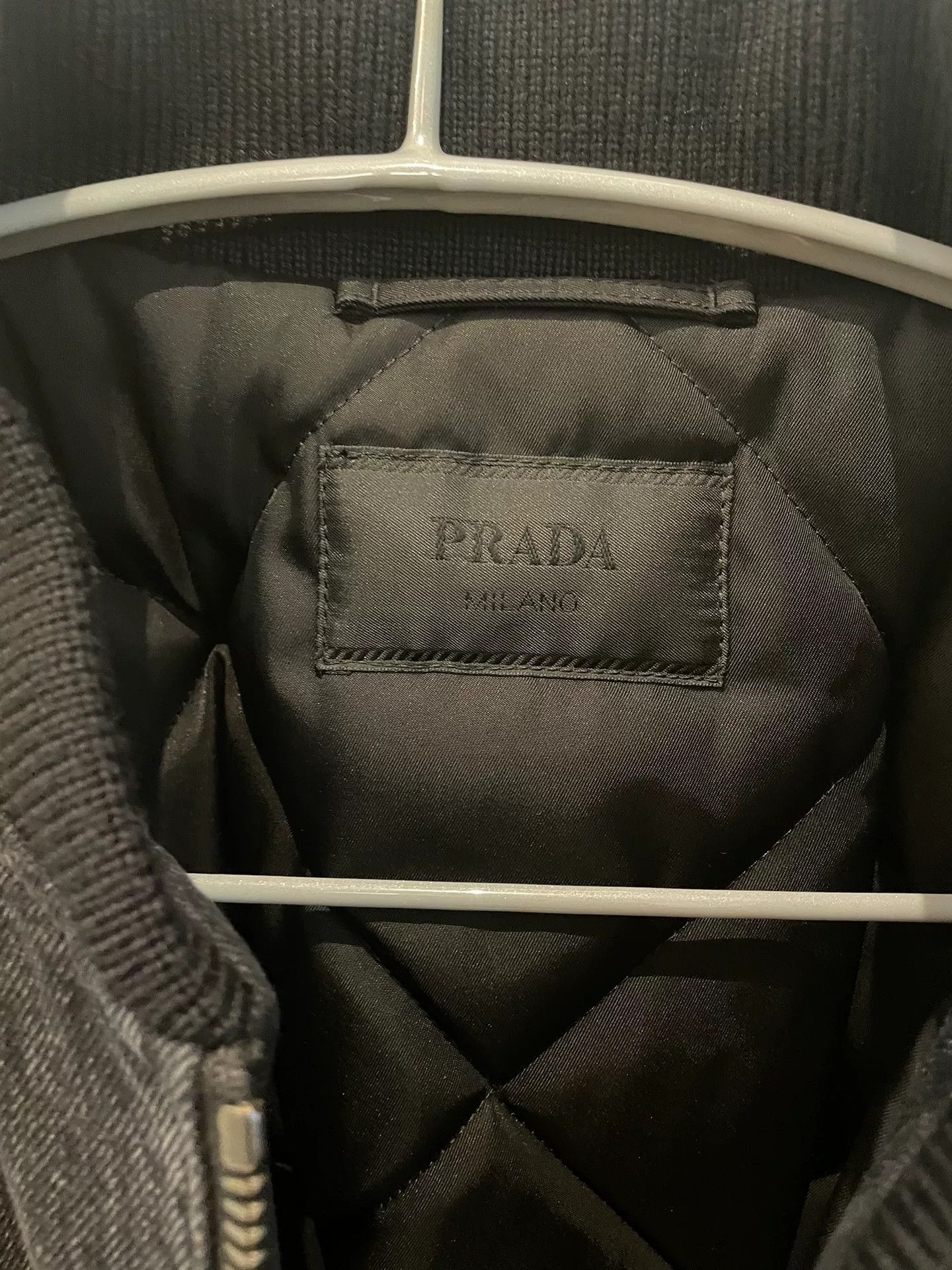 Prada Prada Men's Washed Denim Bomber Size US S / EU 44-46 / 1 - 4 Thumbnail