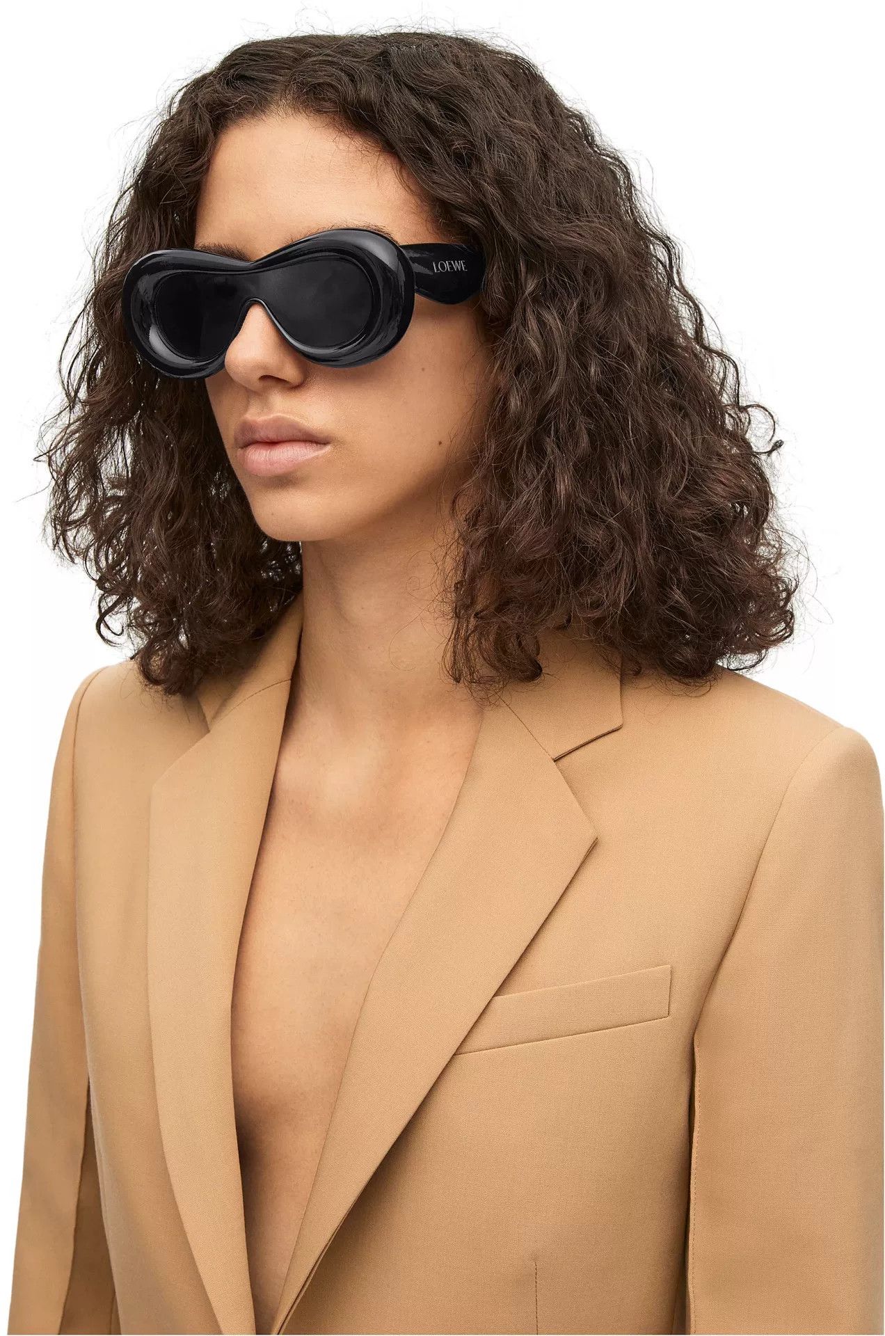 Loewe Loewe Black Acetate Mask Sunglasses Size ONE SIZE - 2 Thumbnail