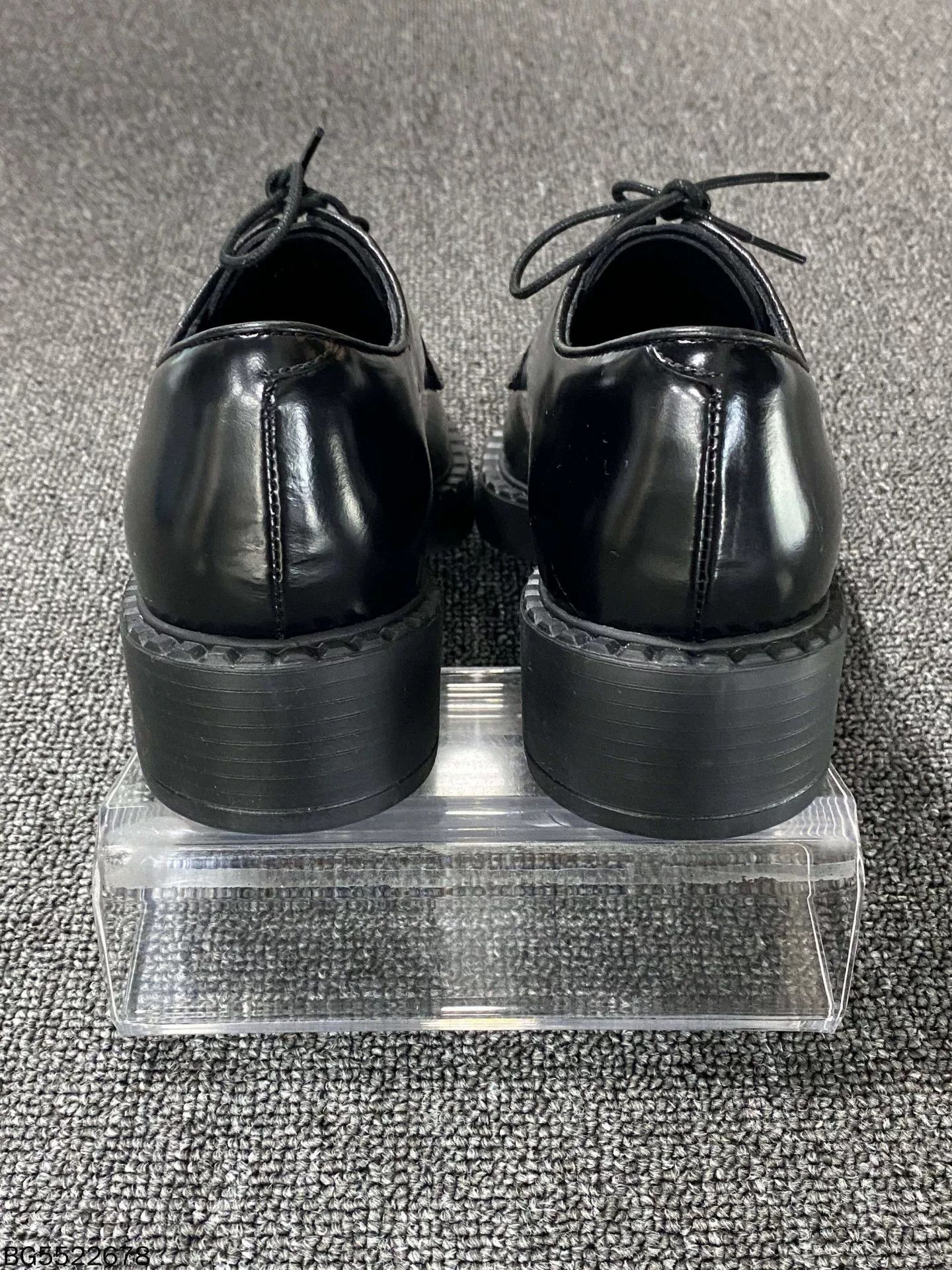 Prada Prada Black Patent Leather Logo Loafers Size US 6 / IT 36 - 4 Thumbnail