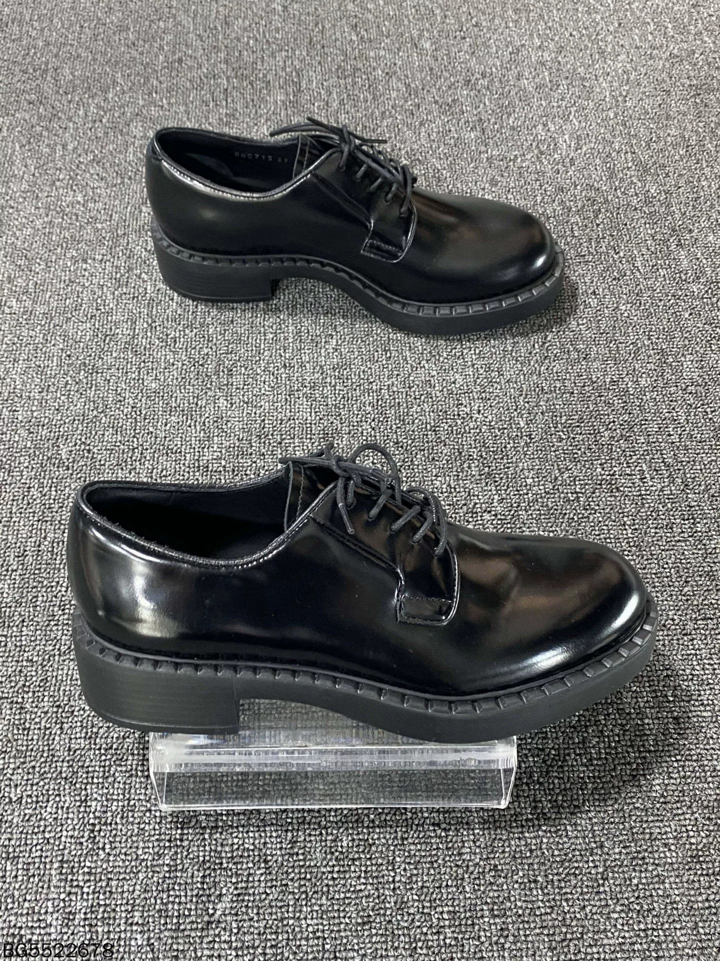 Prada Prada Black Patent Leather Logo Loafers Size US 6 / IT 36 - 3 Thumbnail