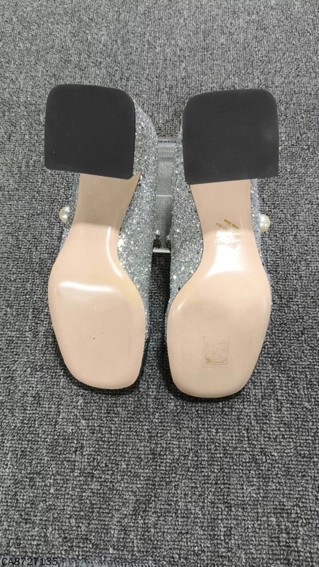 Miu Miu Glitter Mary Jane Shoes MIUMIU Size US 5.5 / IT 35.5 - 5 Thumbnail
