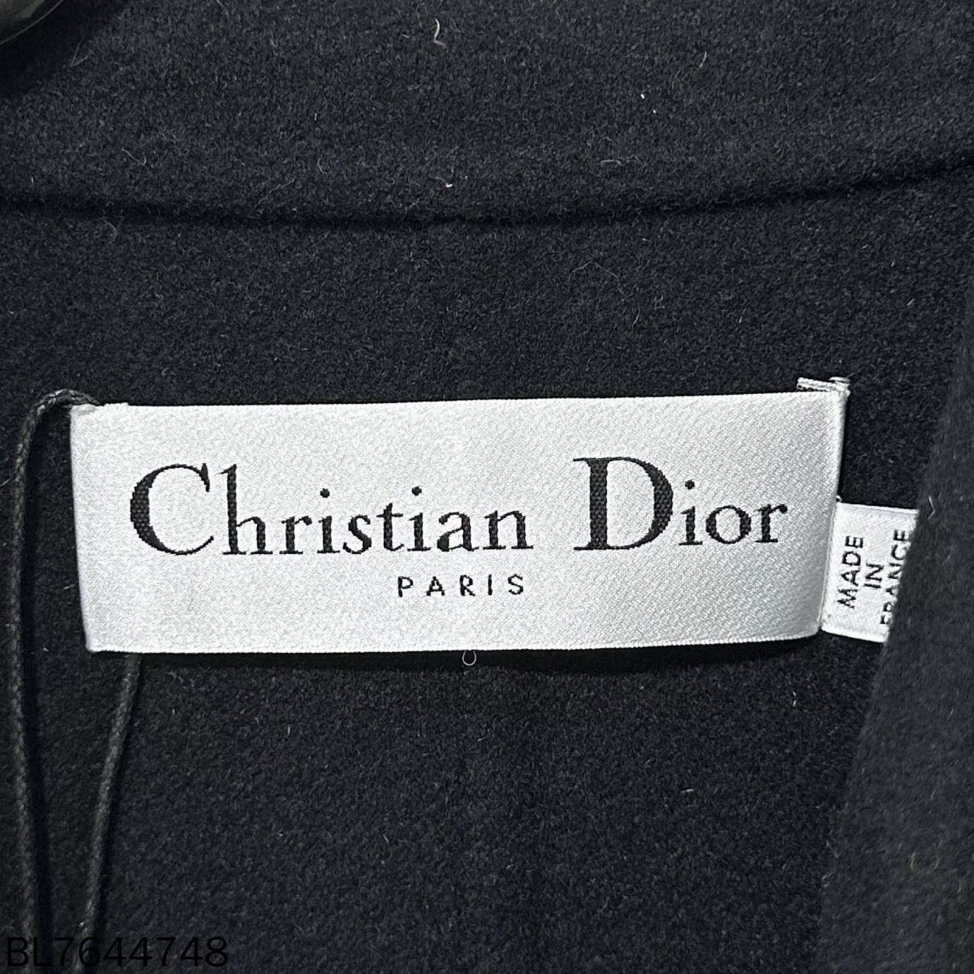 Dior Dior Velvet Diamond Wool Coat Size XS / US 0-2 / IT 36-38 - 5 Thumbnail