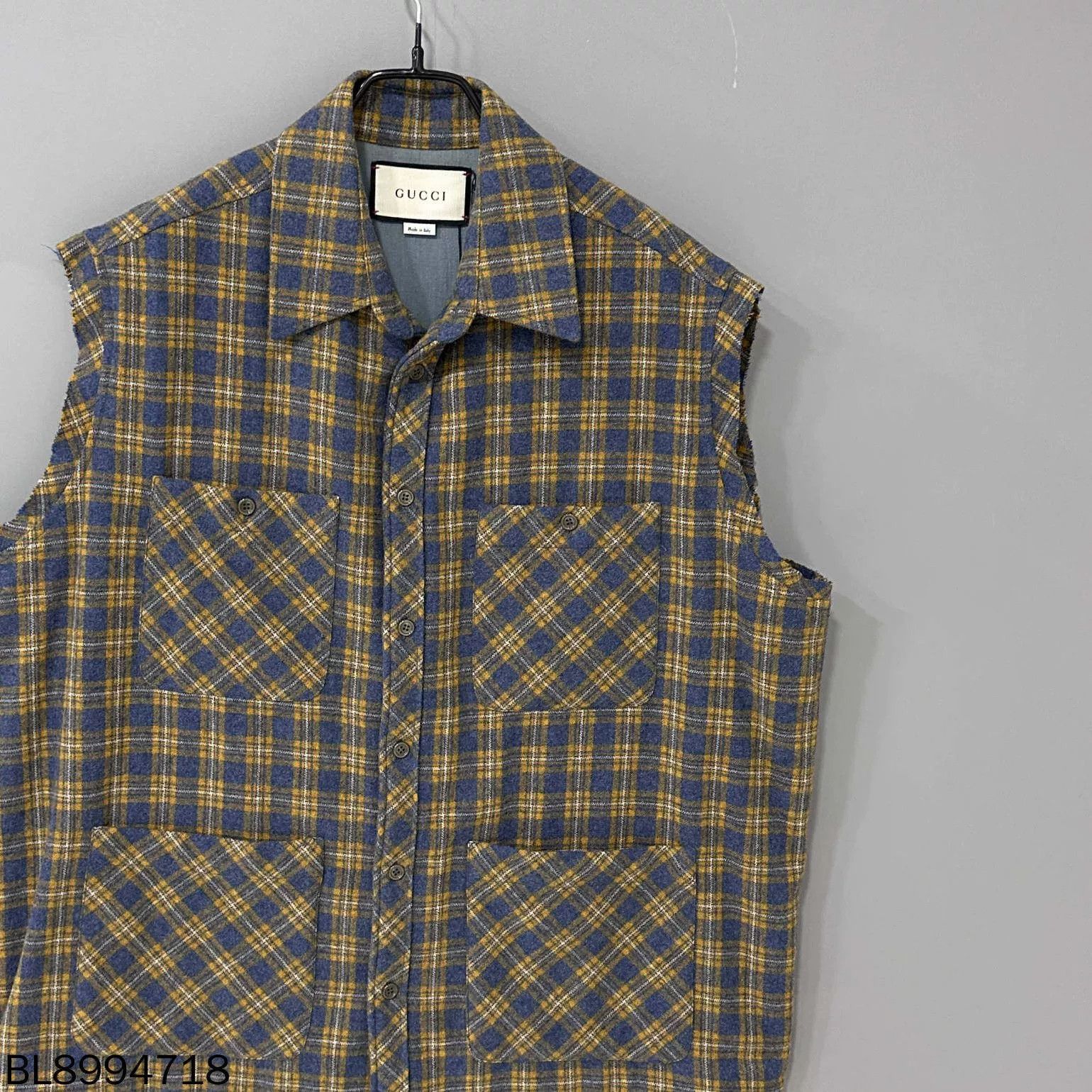 Gucci Gucci Belt Logo Plaid Wool Vest Size US S / EU 44-46 / 1 - 2 Thumbnail