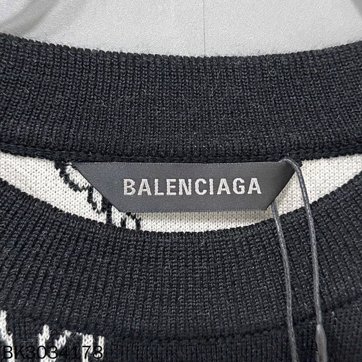 Balenciaga Balenciaga Multi Print Knit Sweater Size XS / US 0-2 / IT 36-38 - 4 Thumbnail