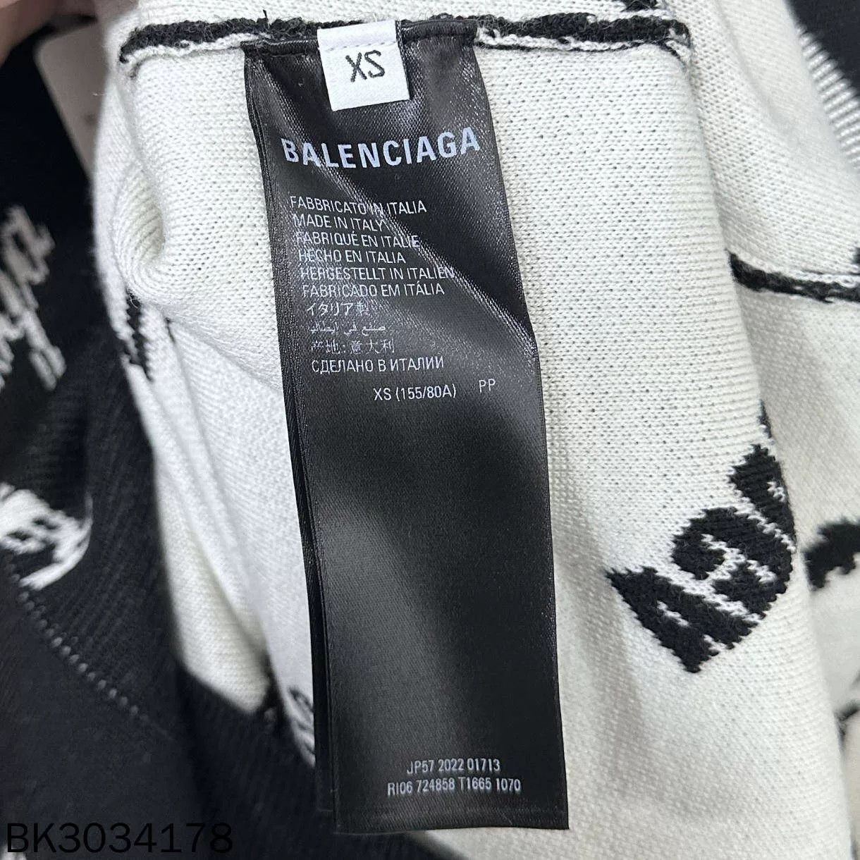 Balenciaga Balenciaga Multi Print Knit Sweater Size XS / US 0-2 / IT 36-38 - 5 Thumbnail