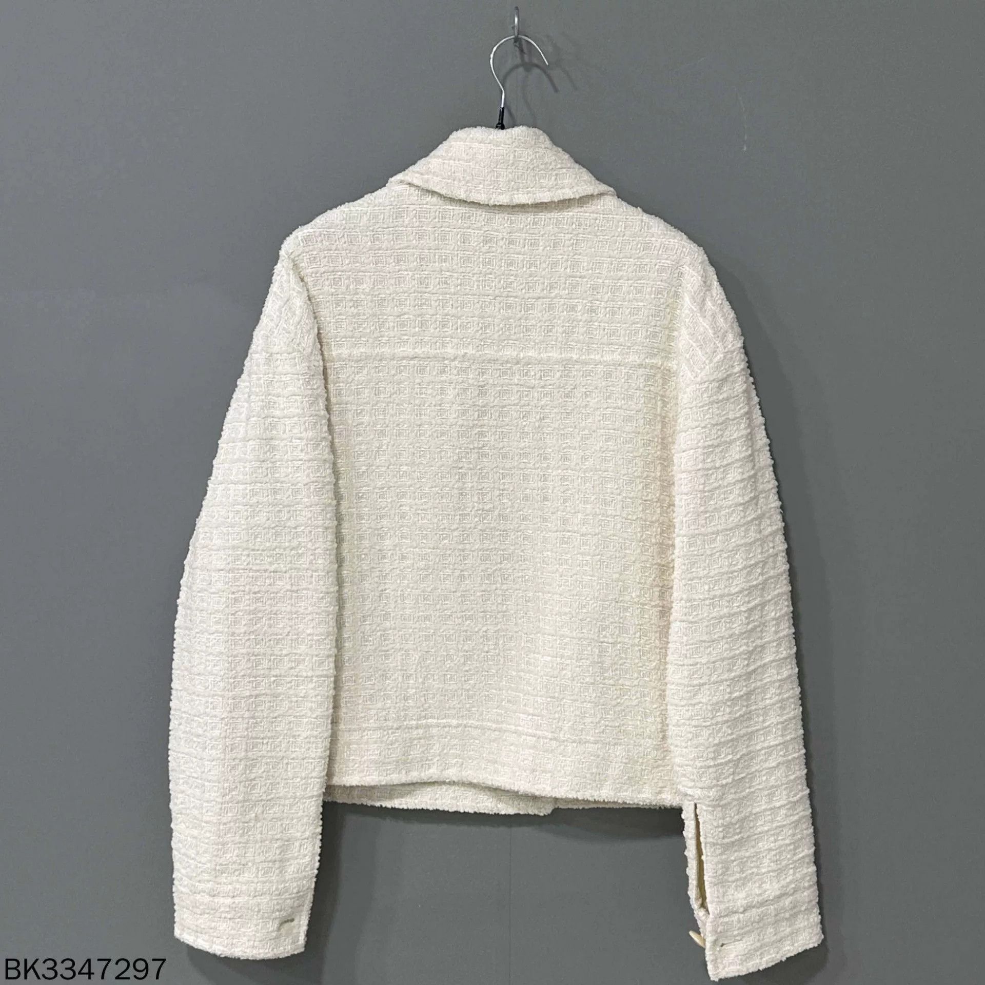 Gucci Ivory White Lapel Tweed Jacket GUCCI Size M / US 6-8 / IT 42-44 - 4 Thumbnail