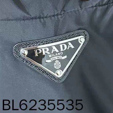 Prada Reversible Leather Triangle Logo Nylon Jacket Prada Size US M / EU 48-50 / 2 - 7 Thumbnail