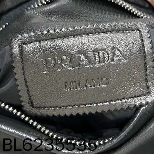 Prada Reversible Leather Triangle Logo Nylon Jacket Prada Size US M / EU 48-50 / 2 - 8 Thumbnail