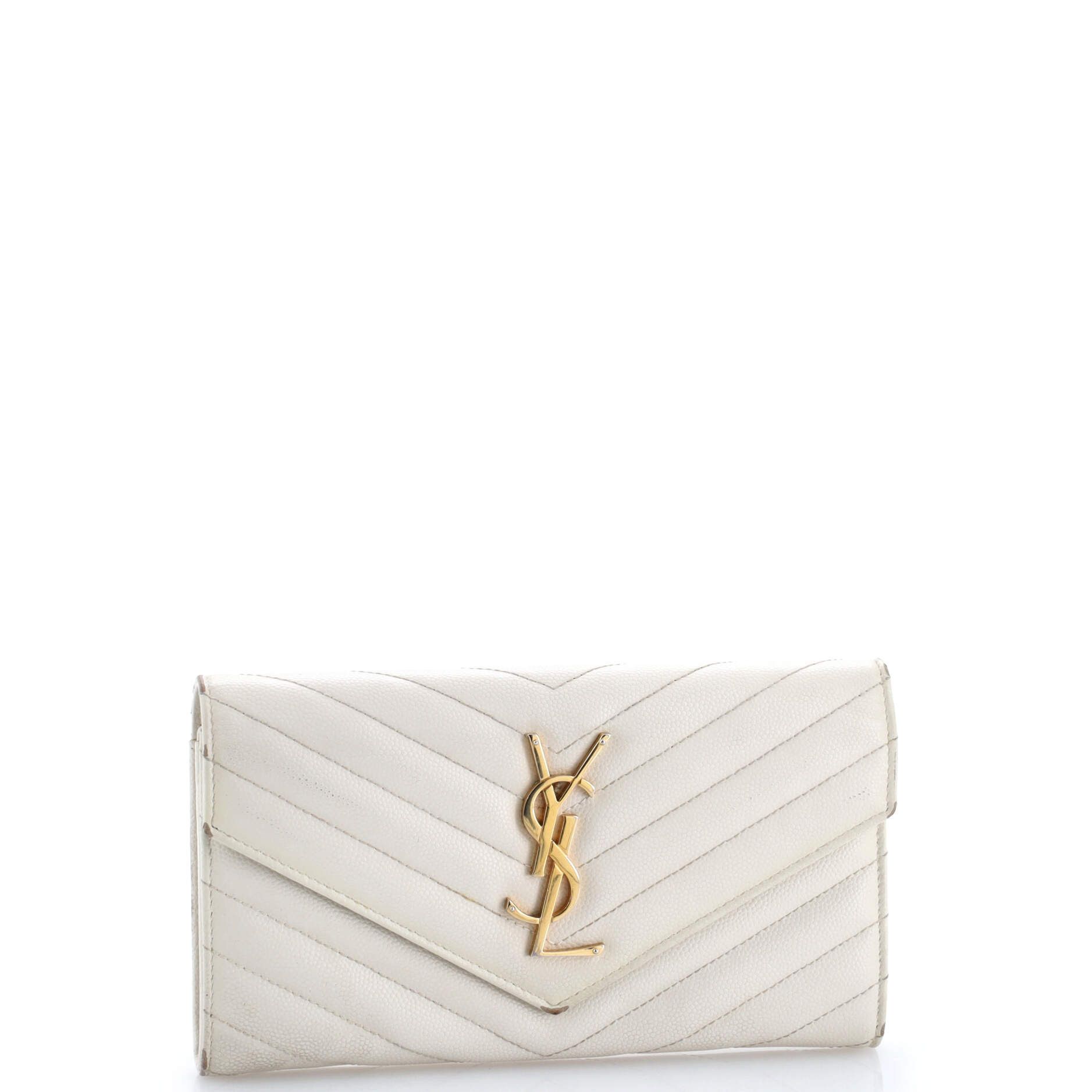 Saint Laurent Paris Classic Monogram Flap Wallet Size ONE SIZE - 2 Thumbnail