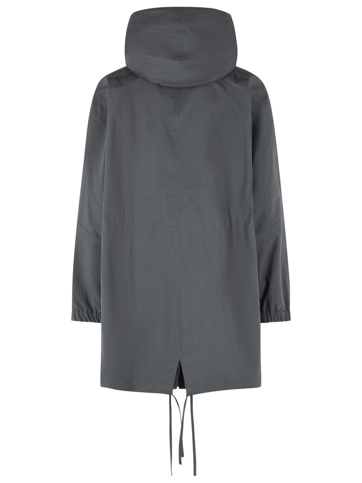 Dries Van Noten DRIES VAN NOTEN 'Voxer' Grey Cotton Parka Size US M / EU 48-50 / 2 - 3 Thumbnail