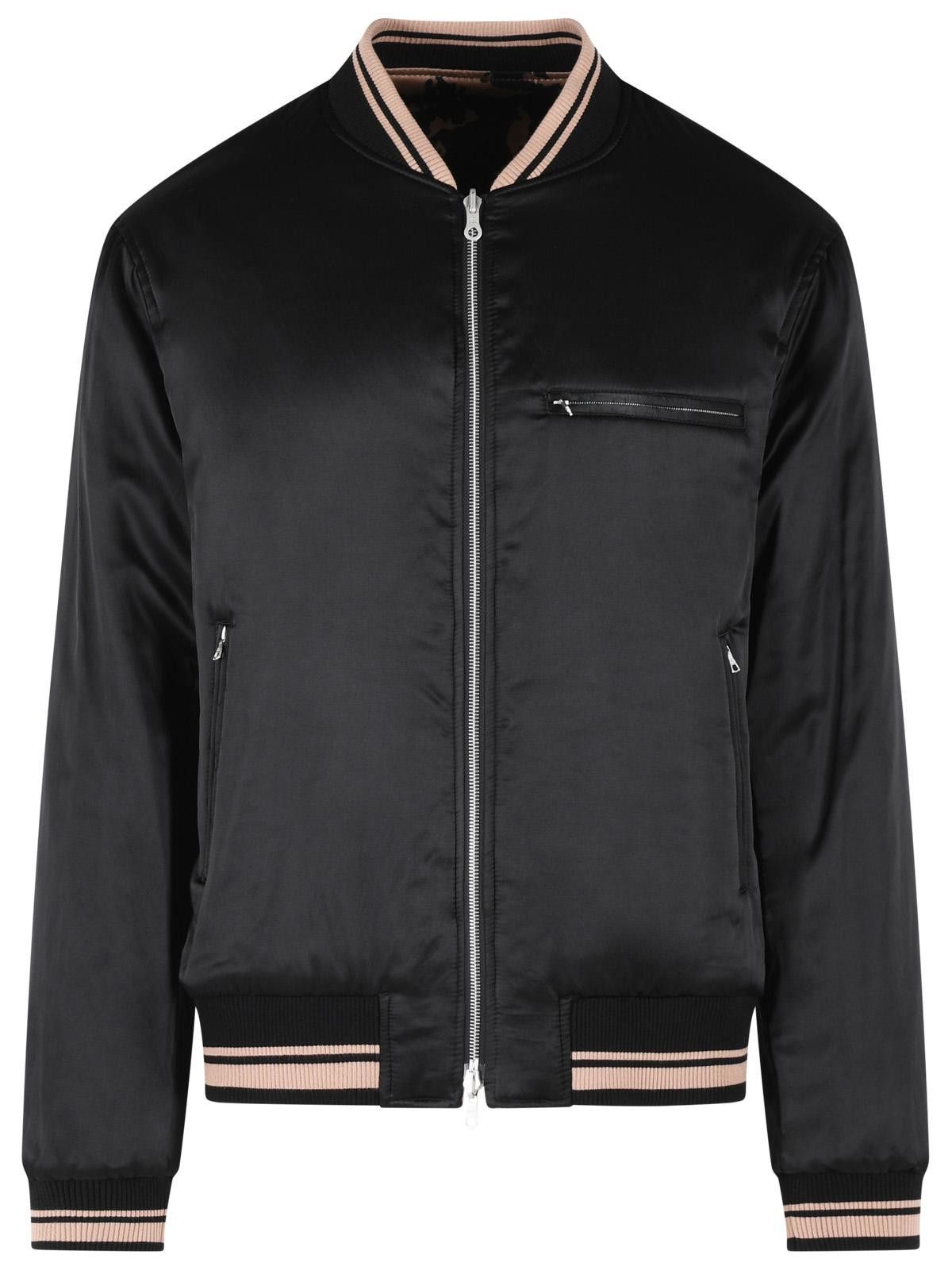 Dries Van Noten DRIES VAN NOTEN 'Volker' Reversible Bomber Jacket In Pink Viscose Blend Size US L / EU 52-54 / 3 - 4 Thumbnail
