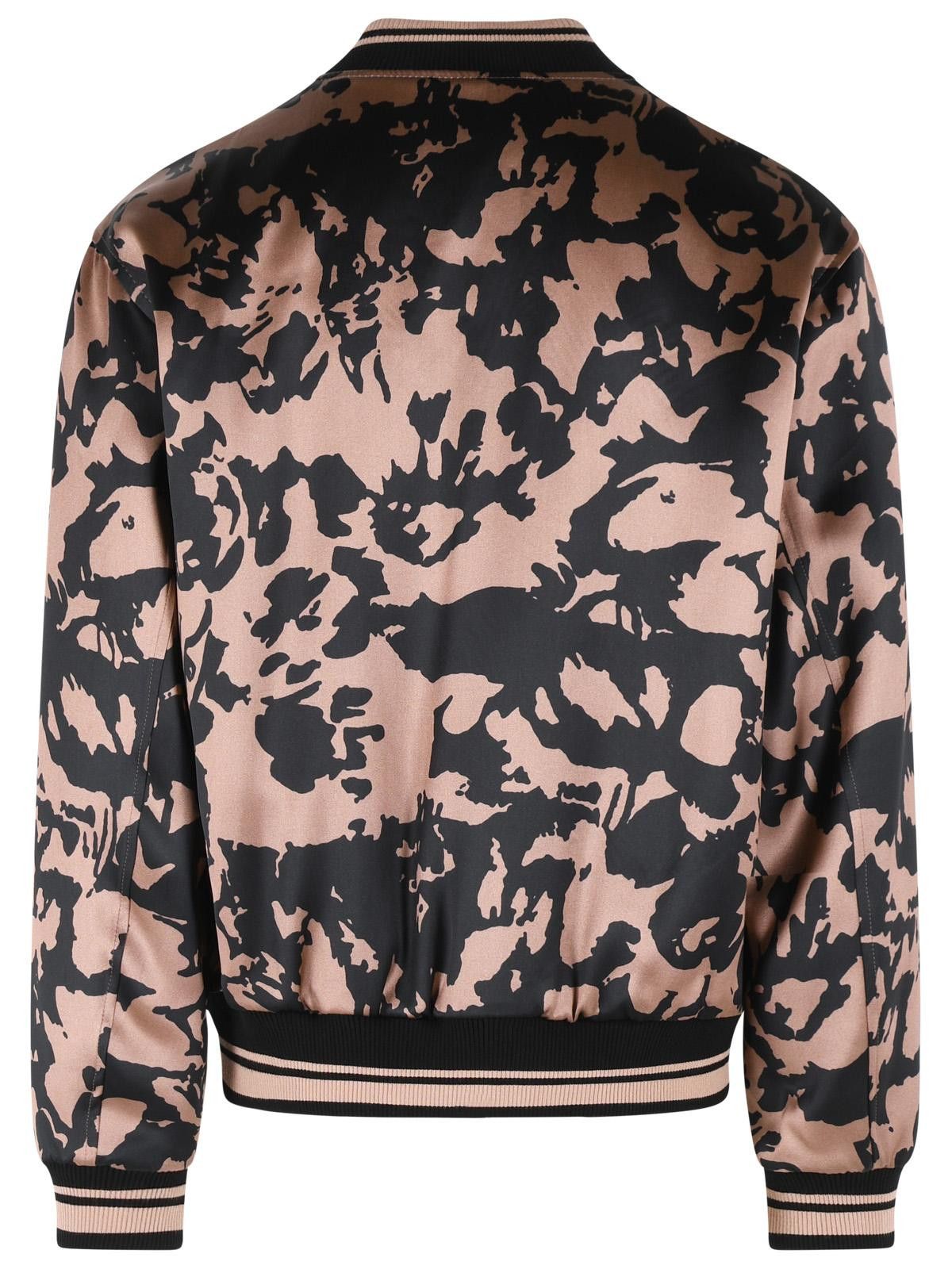 Dries Van Noten DRIES VAN NOTEN 'Volker' Reversible Bomber Jacket In Pink Viscose Blend Size US L / EU 52-54 / 3 - 3 Thumbnail