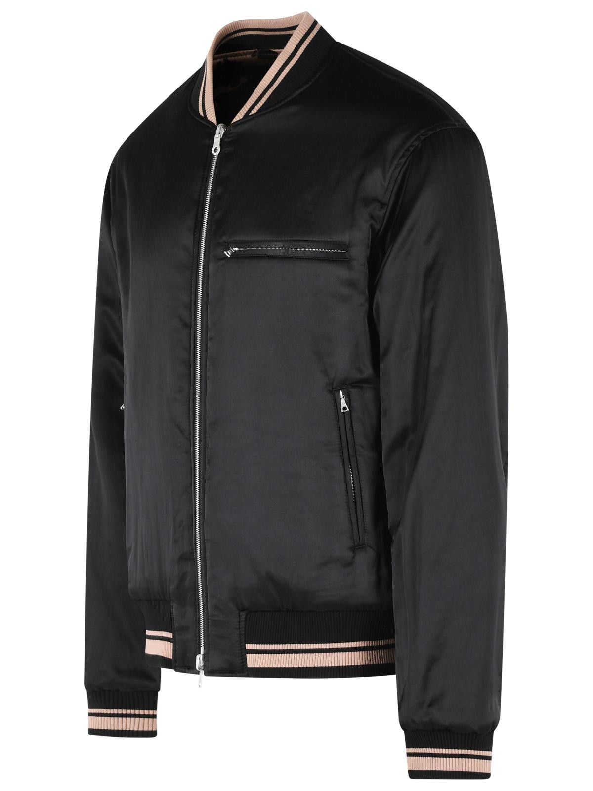 Dries Van Noten DRIES VAN NOTEN 'Volker' Reversible Bomber Jacket In Pink Viscose Blend Size US L / EU 52-54 / 3 - 5 Thumbnail