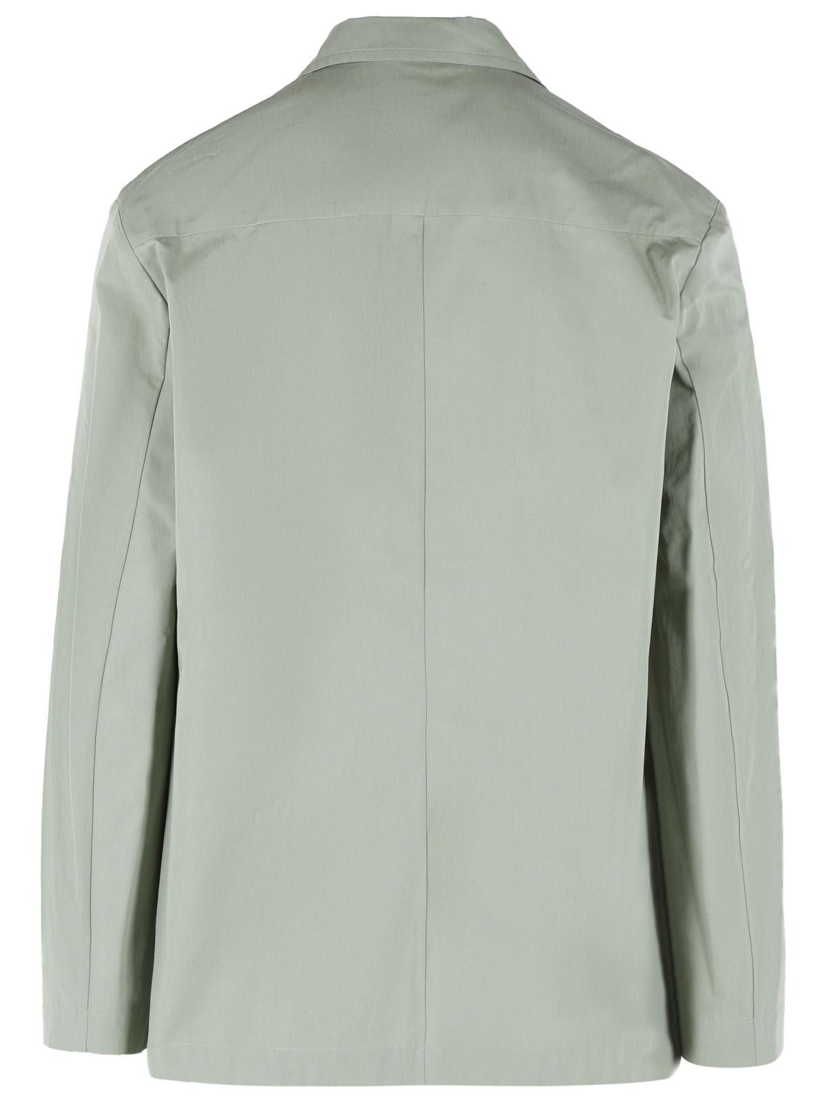 Dries Van Noten DRIES VAN NOTEN 'Caplans' Green Cotton Blazer Size US M / EU 48-50 / 2 - 3 Thumbnail