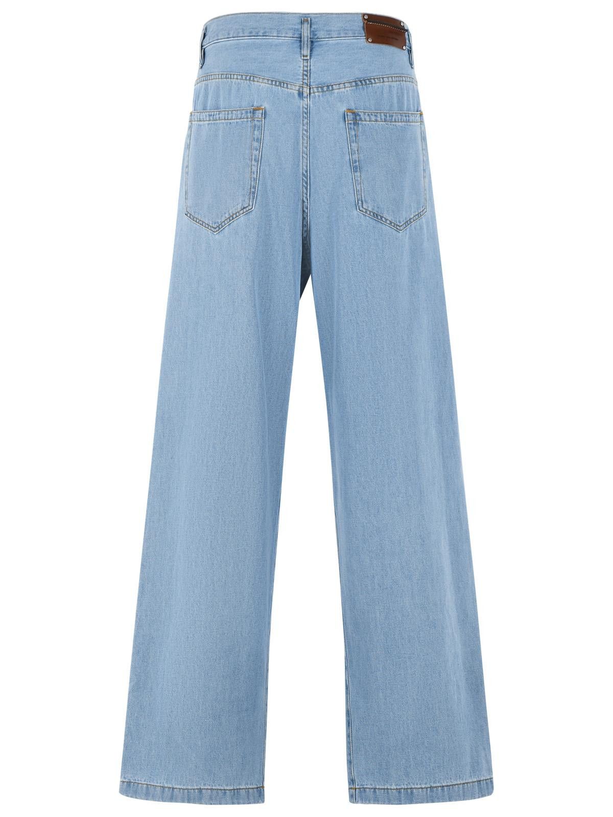 Dries Van Noten DRIES VAN NOTEN 'Penning' Light Blue Denim Jeans Size US 32 / EU 48 - 3 Thumbnail