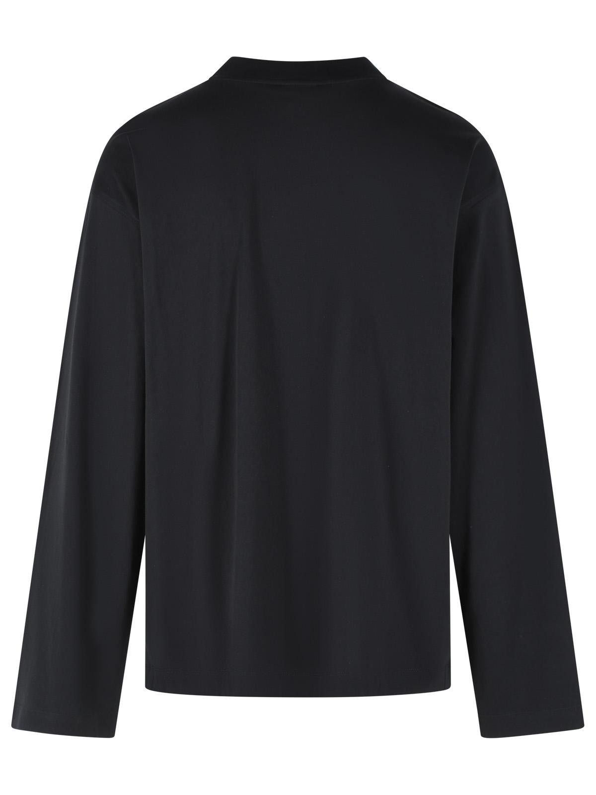 Dries Van Noten DRIES VAN NOTEN 'Heger' Black Cotton T-Shirt Size US L / EU 52-54 / 3 - 3 Thumbnail